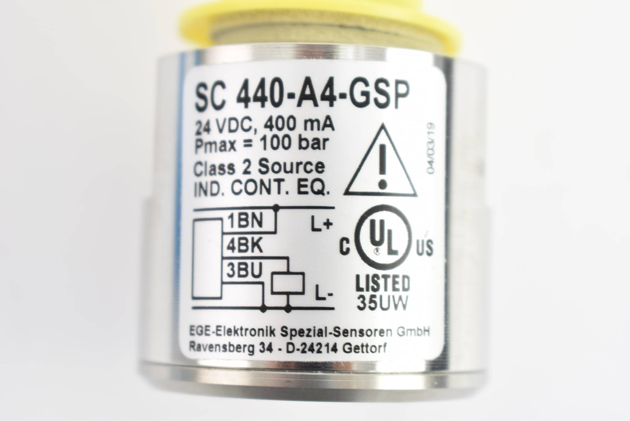 EGE Flüssigkeitsdurchflussregler SC440-A4-GSP ( SC 440-A4-GSP )