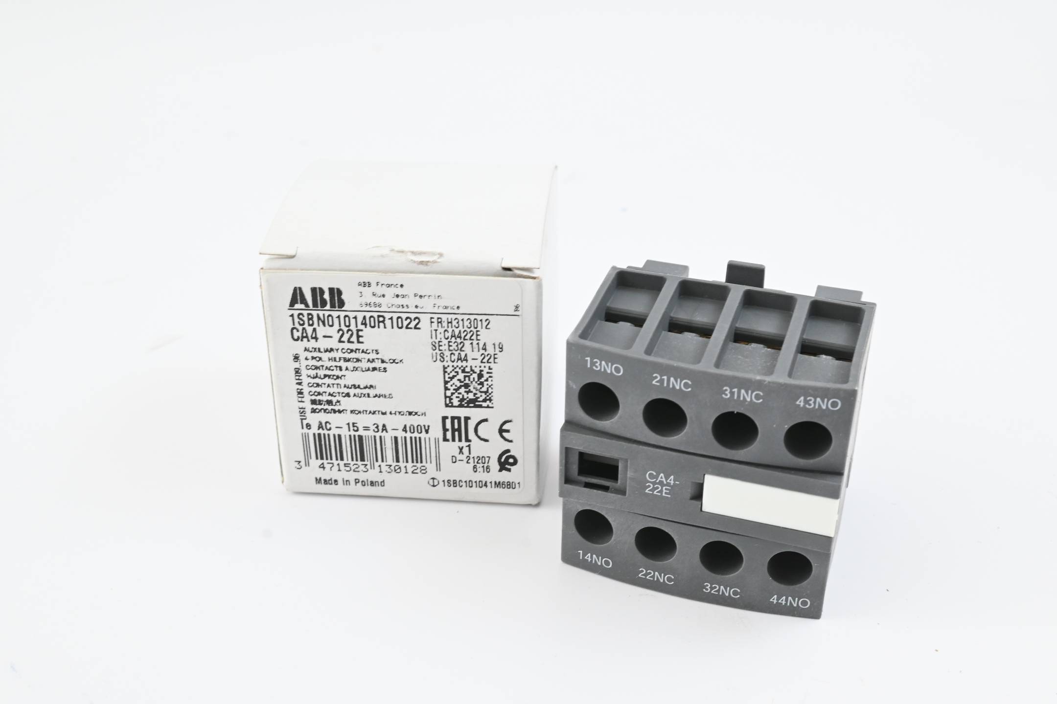 ABB Hilfskontaktblock 1SBN010140R1022 ( CA4-22E ) 
