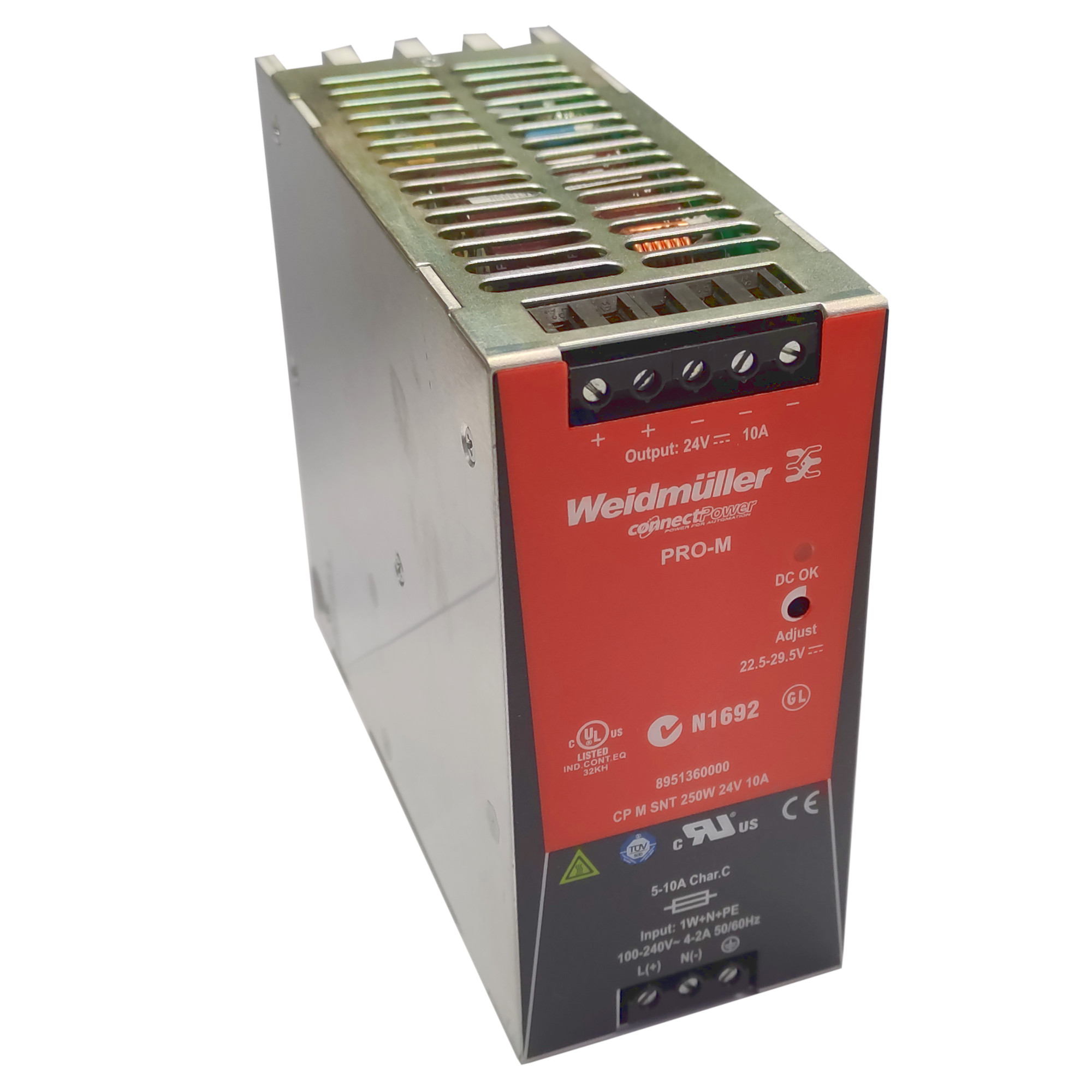Weidmüller Power Supply CP M SNT 250W 24V 10A 8 ( 8951360000 )