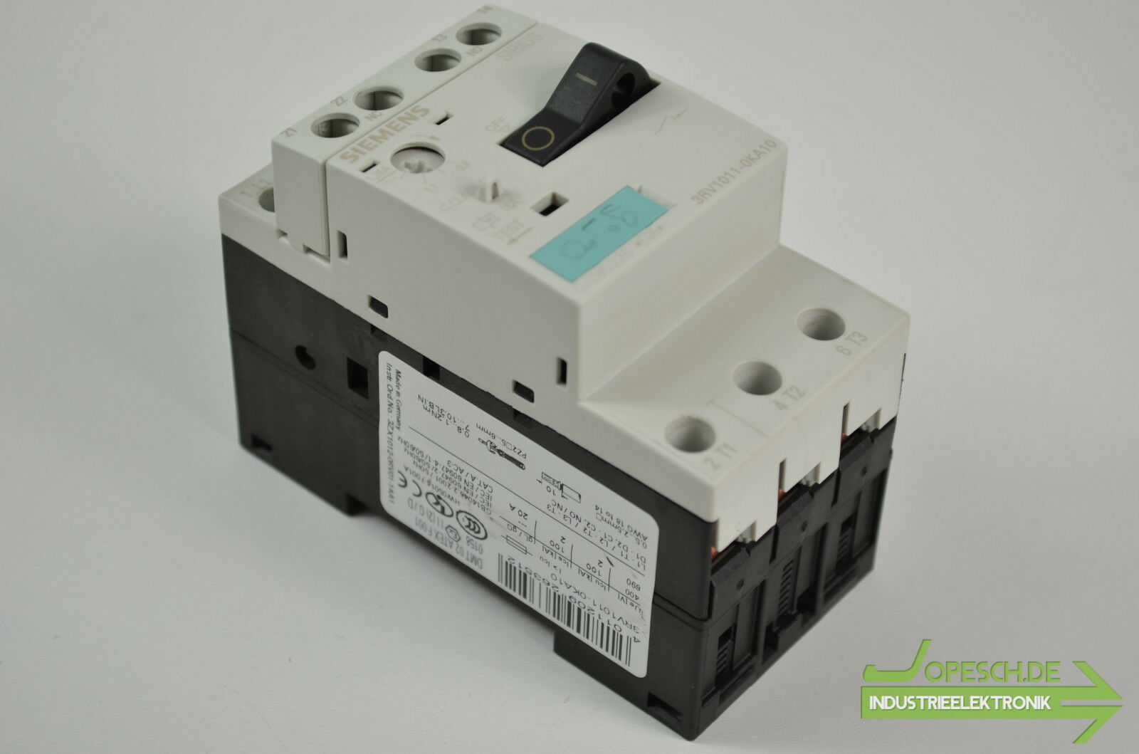 Siemens sirius Leistungsschalter 3RV1011-0KA10 ( 3RV1 011-0KA10 )