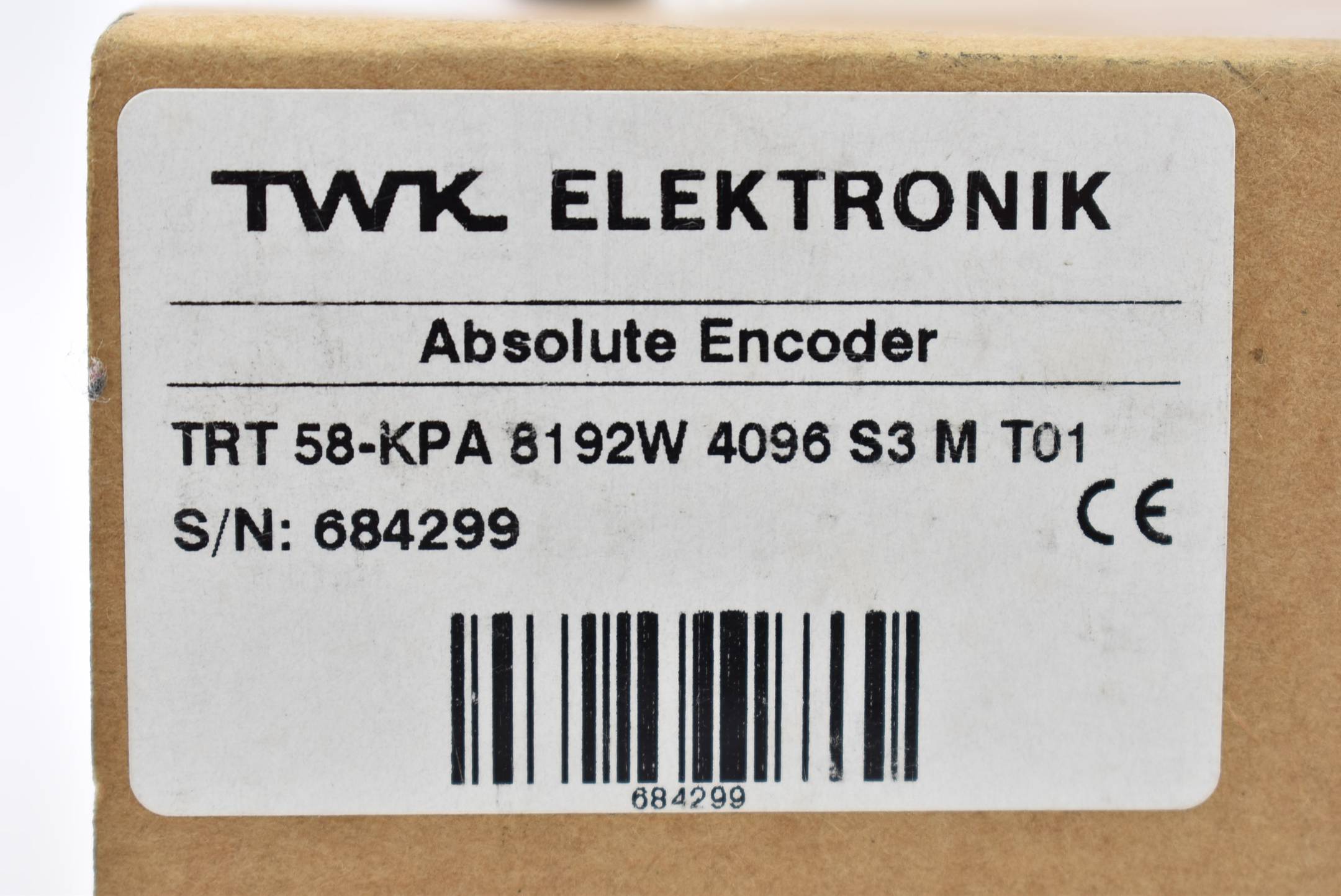 TWK elektronik absolute Encoder TRT 58-KPA 8192W 4096 S3 M T01