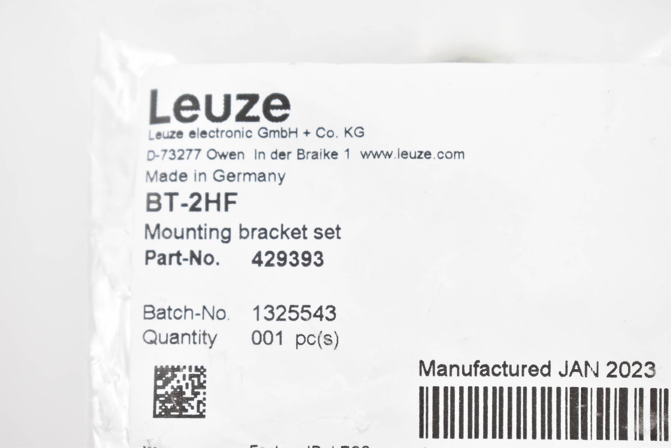 Leuze BT-2HF Set Halterung 429393