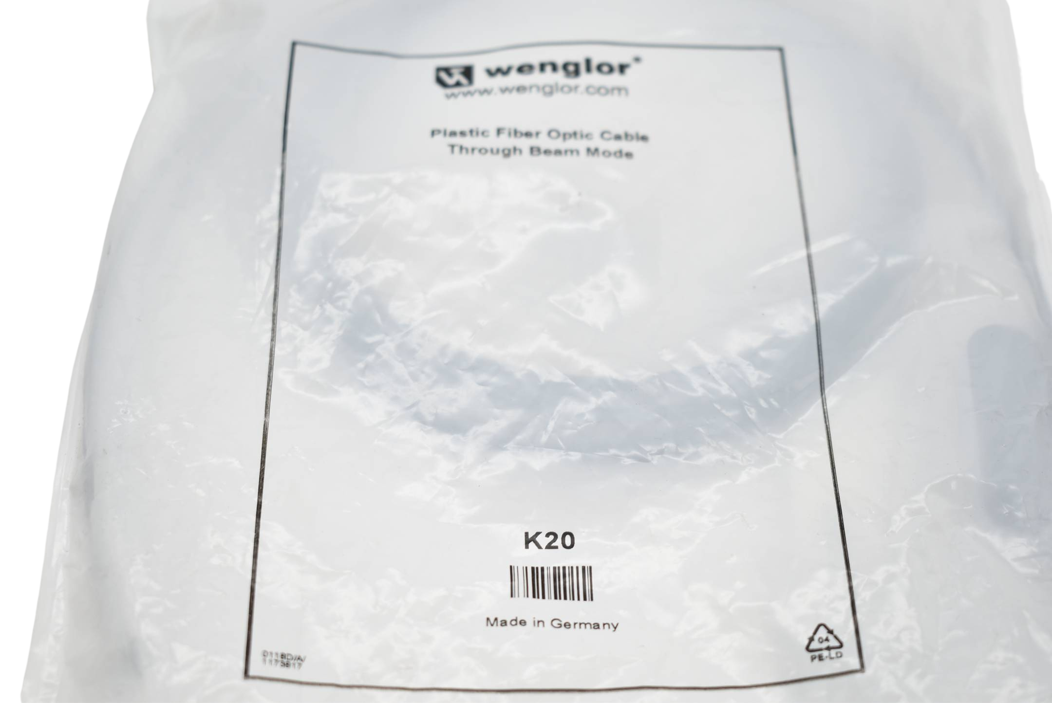 Wenglor Plastic Fiber Optic Cable Kunststofflichtleitkabel K20