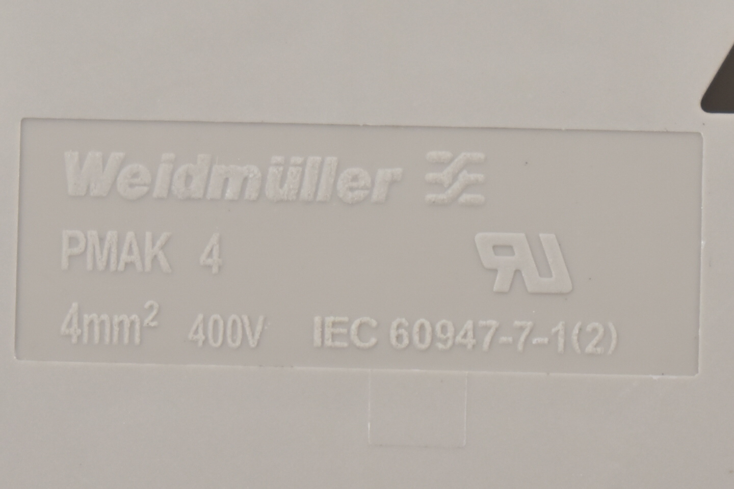 Weidmüller Motoranschlussklemme P-Reihe PMAK 4 ( VE 11 Stück )
