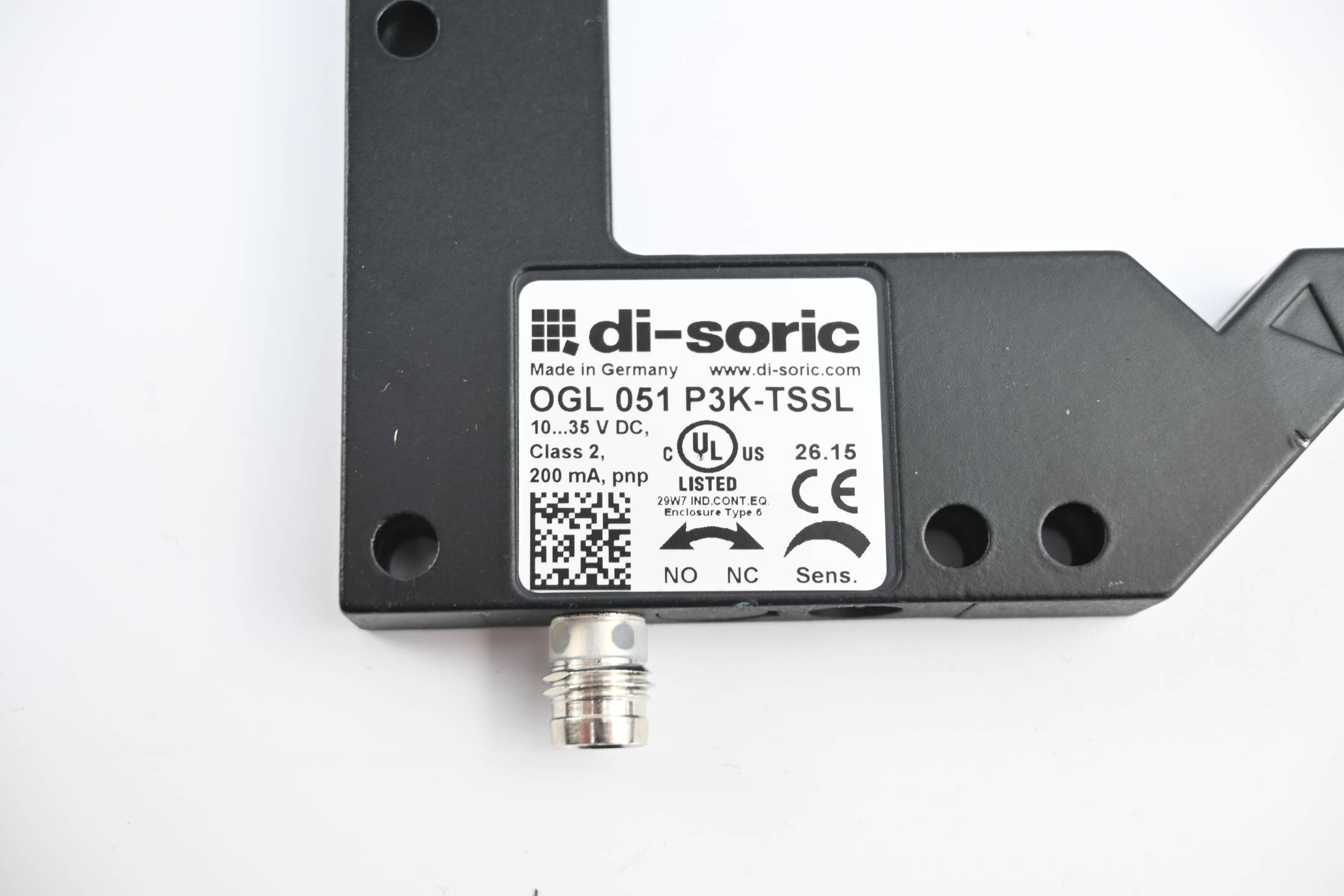 Di-Soric Winkellichtschranke OGL 051 P3K-TSSL ( OGL051P3K-TSSL )