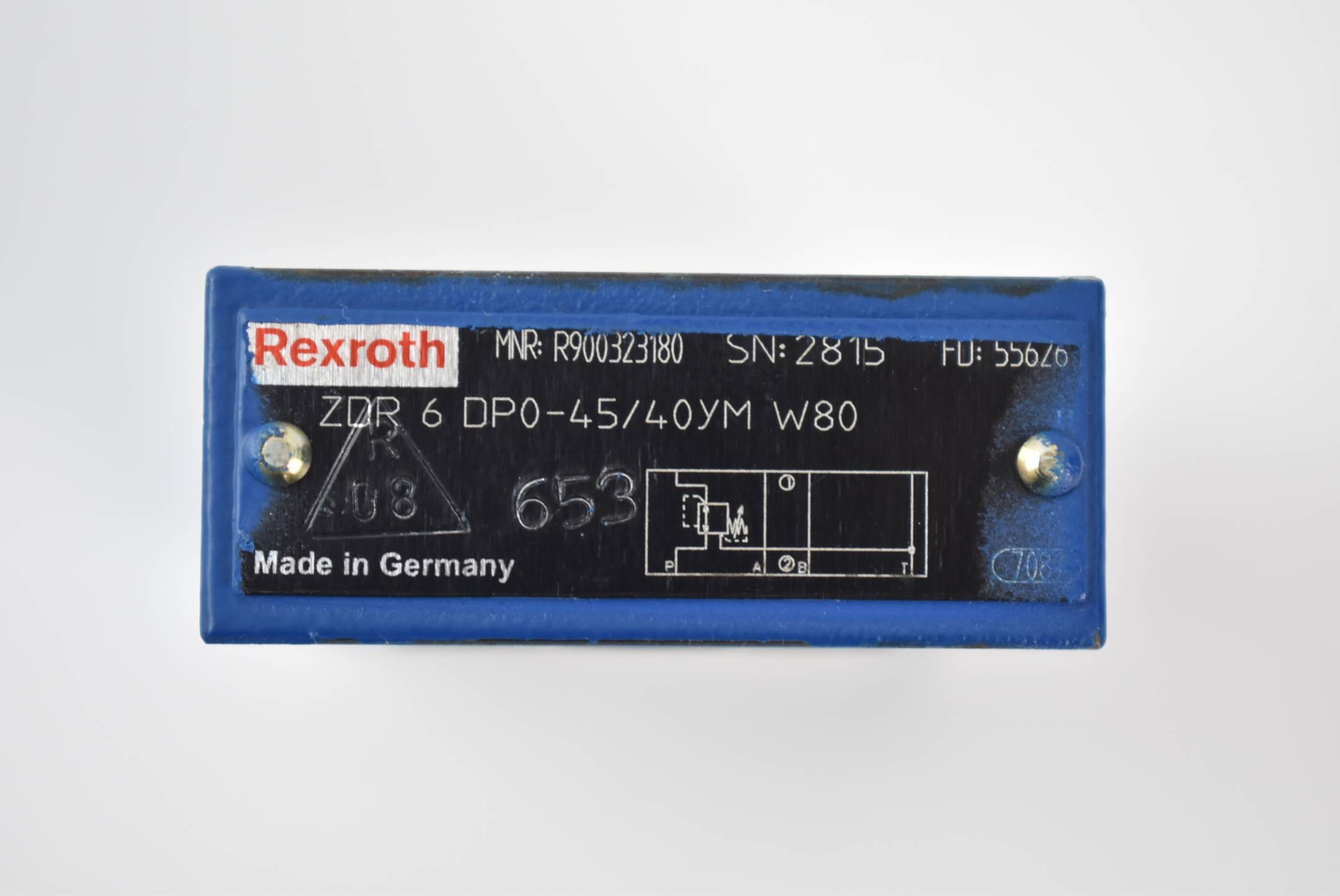 Rexroth Hydraulikventil ZDR 6 DP0-45/40YM W80 ( R900323180 )