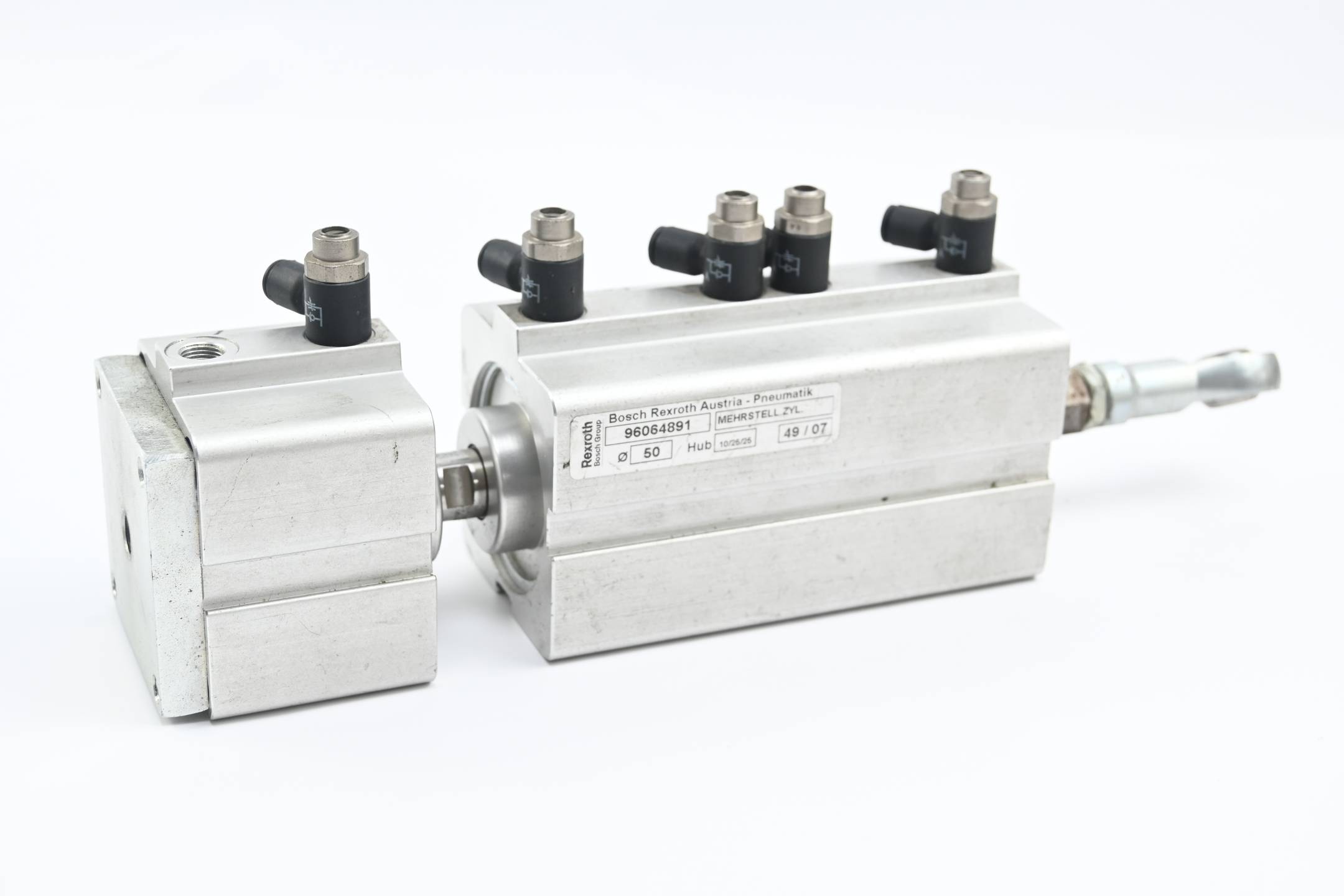 Bosch Rexroth Mehrstell Zylinder 96064891 ⌀50 Hub:10/25/25
