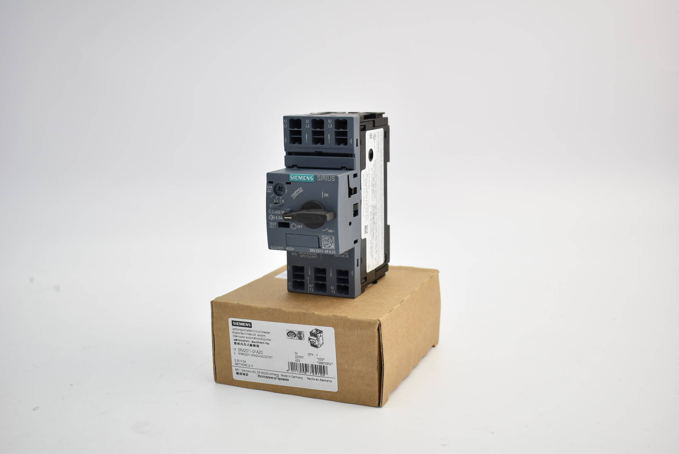 Siemens sirius Leistungsschalter 3RV2 011-0FA20 ( 3RV2011-0FA20 ) E3
