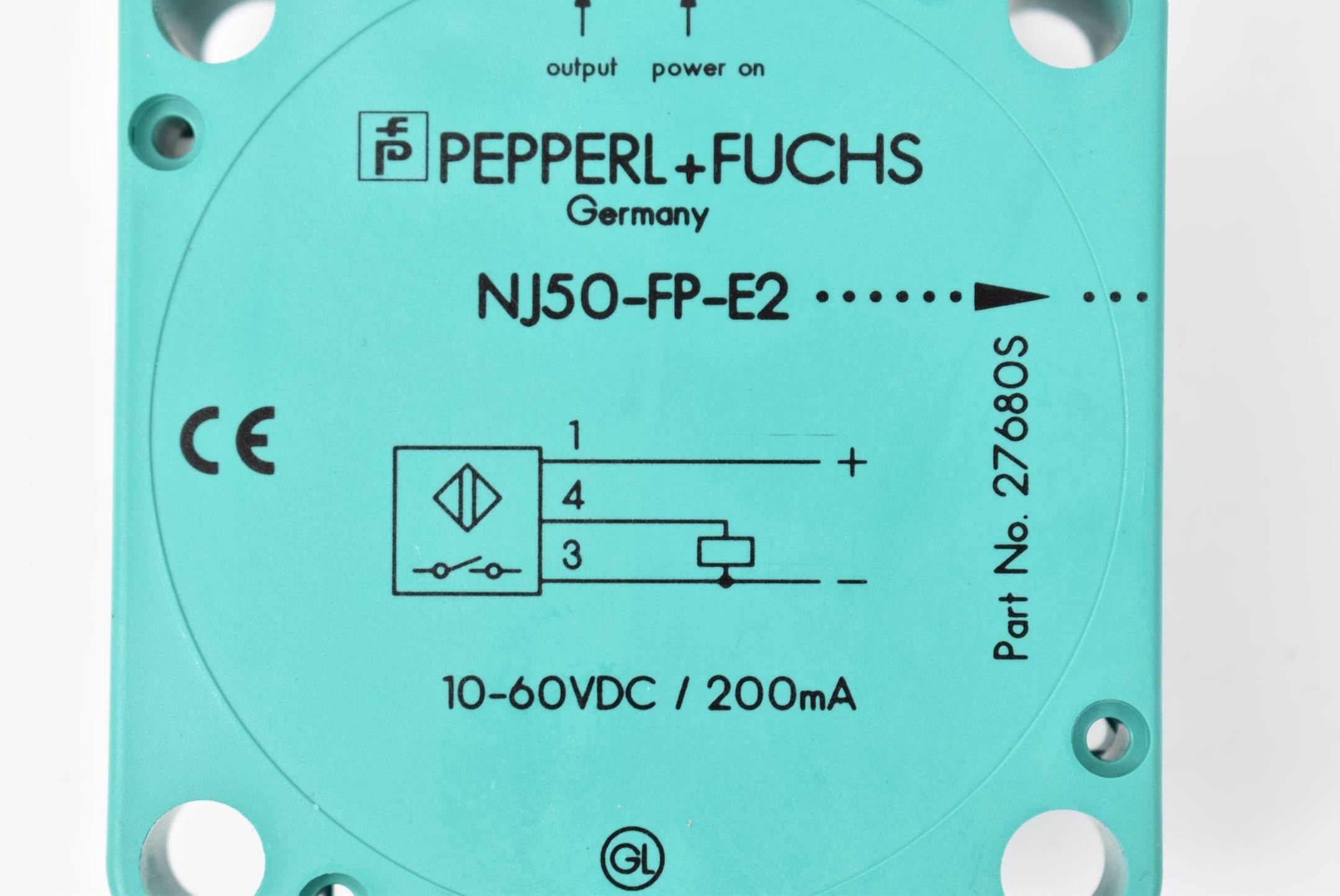 Pepperl+Fuchs Induktiver Sensor 10-60VDC 200mA NJ50-FP-E2 ( 27680S )