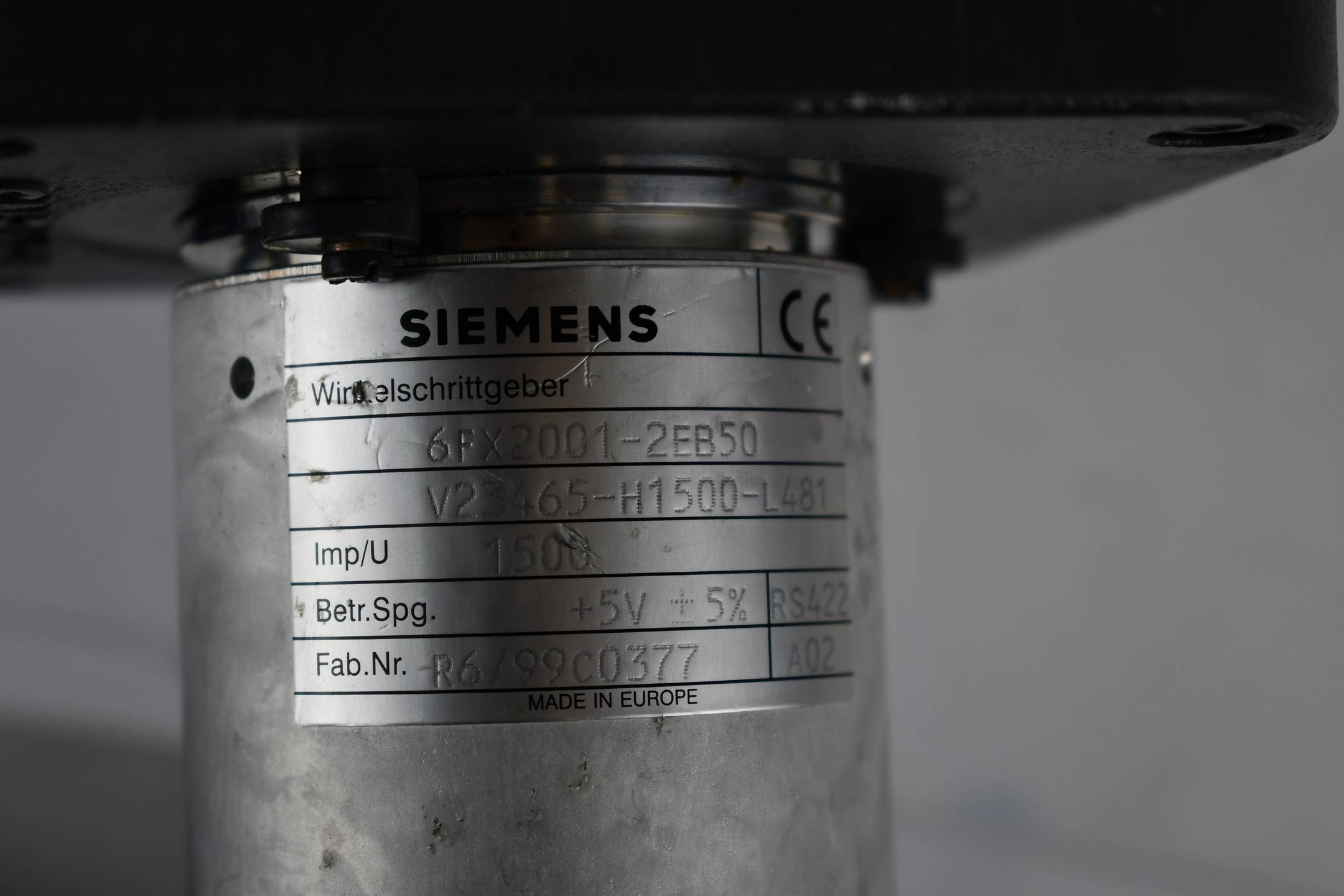 Siemens Motor ZK 600V 1FT5066-0AG71-1-Z ( 1FT5 066-0AG71-1 ) inkl. 6FX2001-2EB50