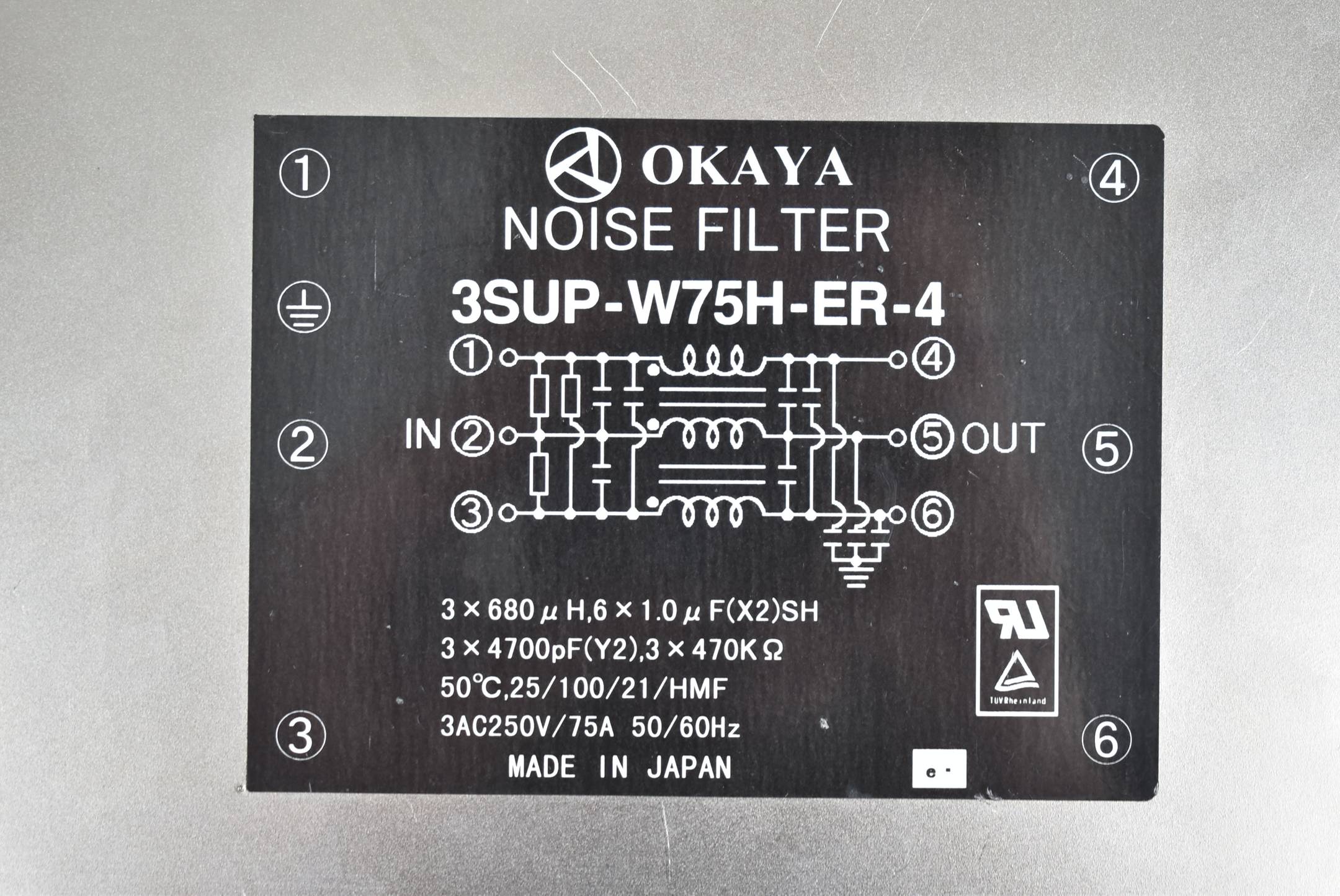 Okaya Geräusch Filter 3SUP-W75H-ER-4