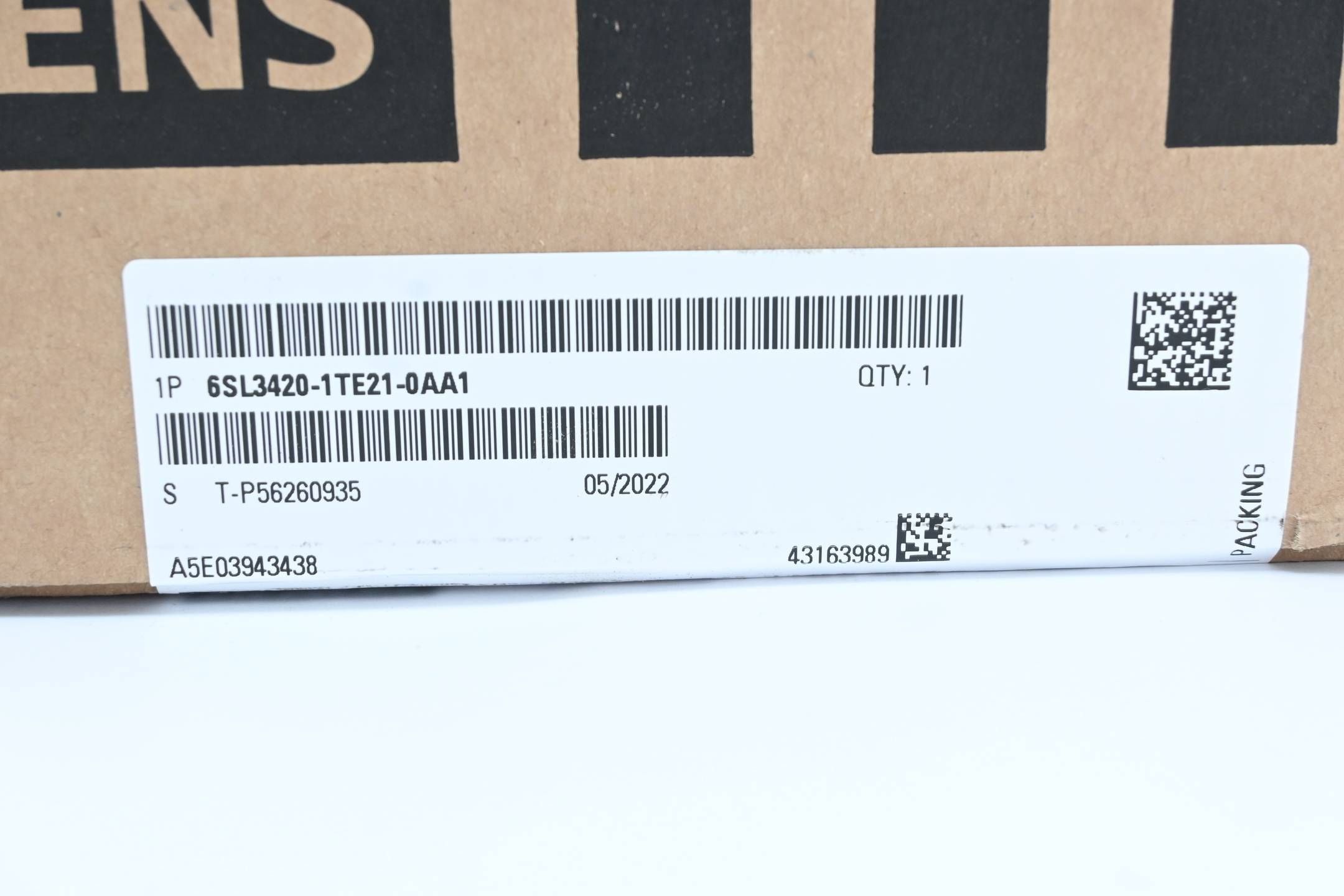 Siemens Sinamics Single Motor Modul 6SL3420-1TE21-0AA1 ( 6SL3 420-1TE21-0AA1 ) B
