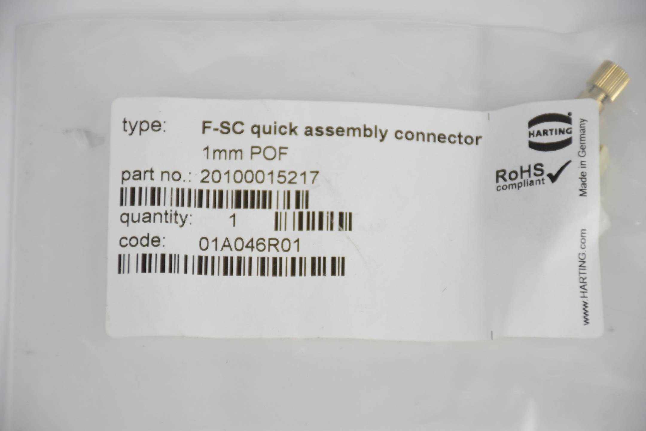 Harting Han Dummy Module 09140009950