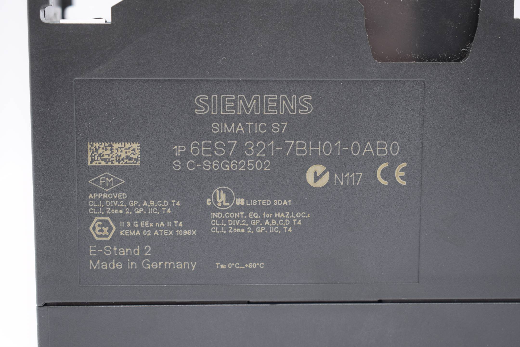 Siemens simatic S7-300 Digital SM 321 6ES7 321-7BH00-0AB0 ( 6ES7321-7BH00-0AB0 ) E2