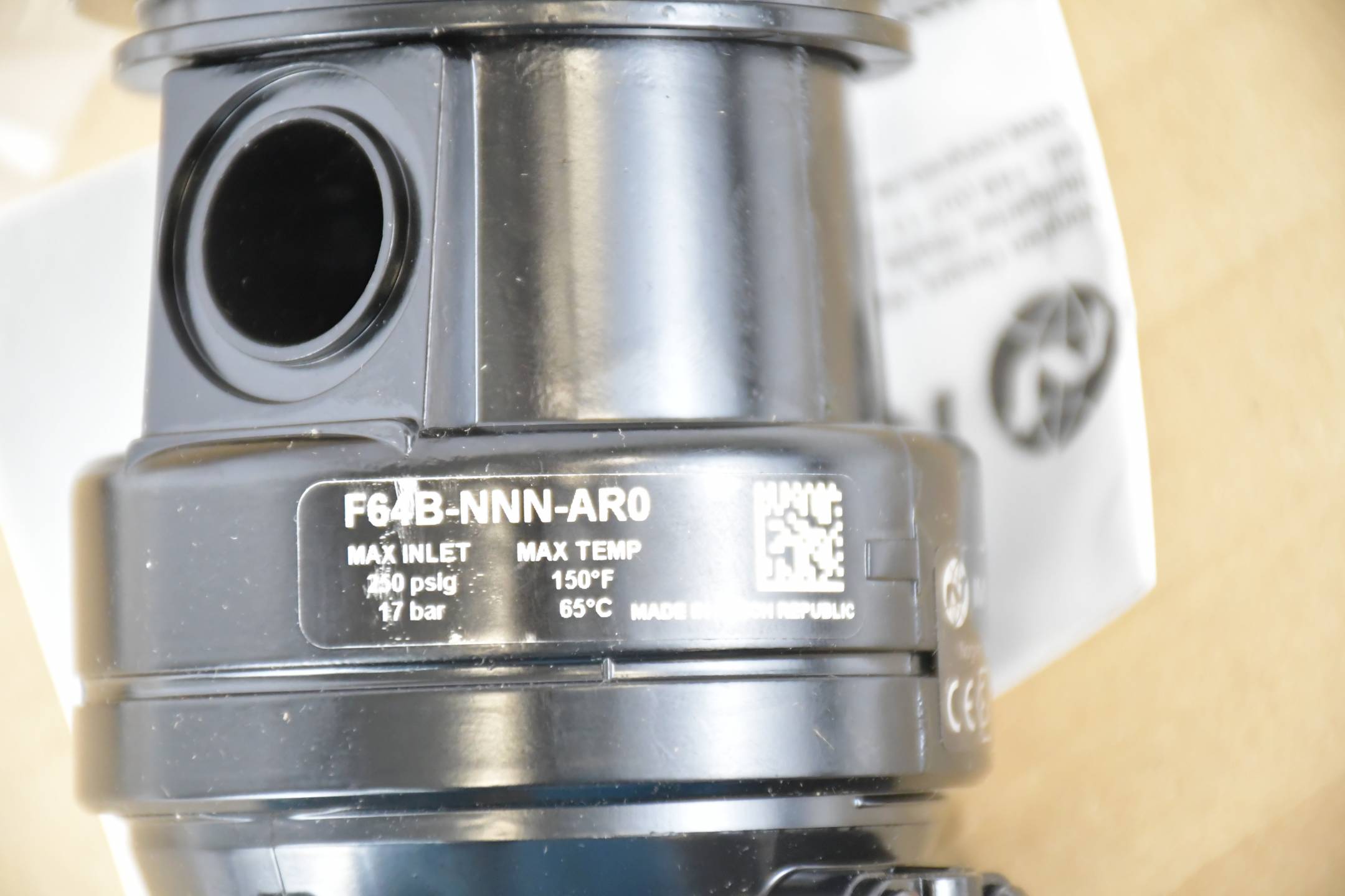 Norgren Hochleistungs- und Aktivkohlefilter F64B/F64L F64B-NNN-AR0-25 