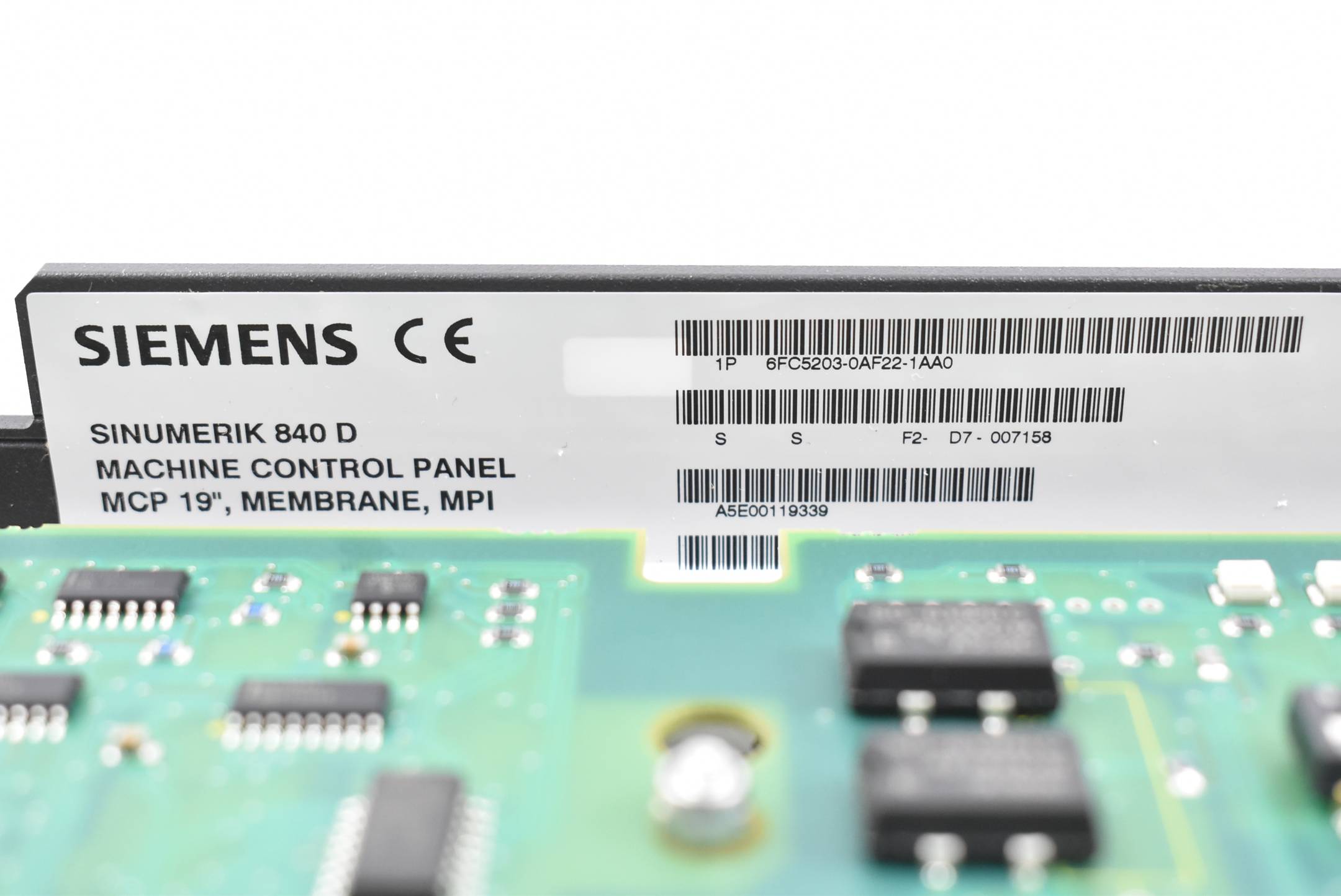 Siemens Sinumerik 840 D Steuertafel 6FC5203-0AF22-1AA0 ( 6FC5 203-0AF22-1AA0 )