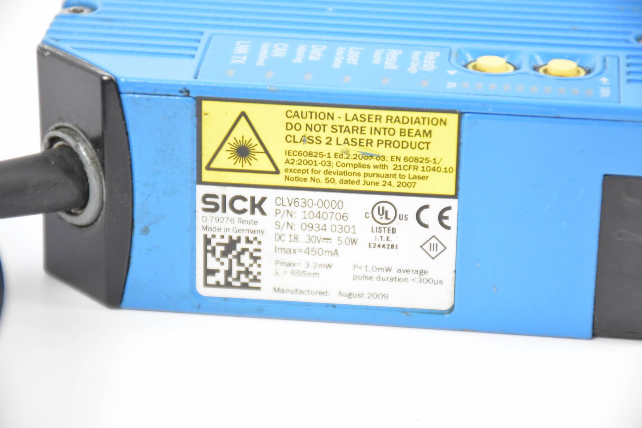 Sick Stationäre Barcode-Scanner CLV630-0000 ( 1040706 )