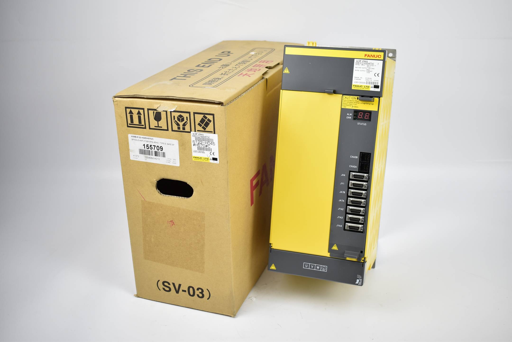 Fanuc Spindle Amplifier SPM-45HVi A06B-6122-H045#H570#C