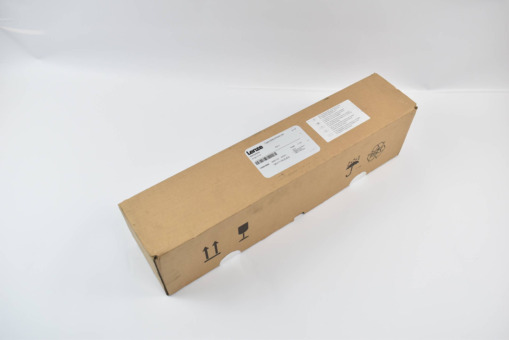 Lenze E94AZPS0074N Backplane Single Drive ( 13041600 )