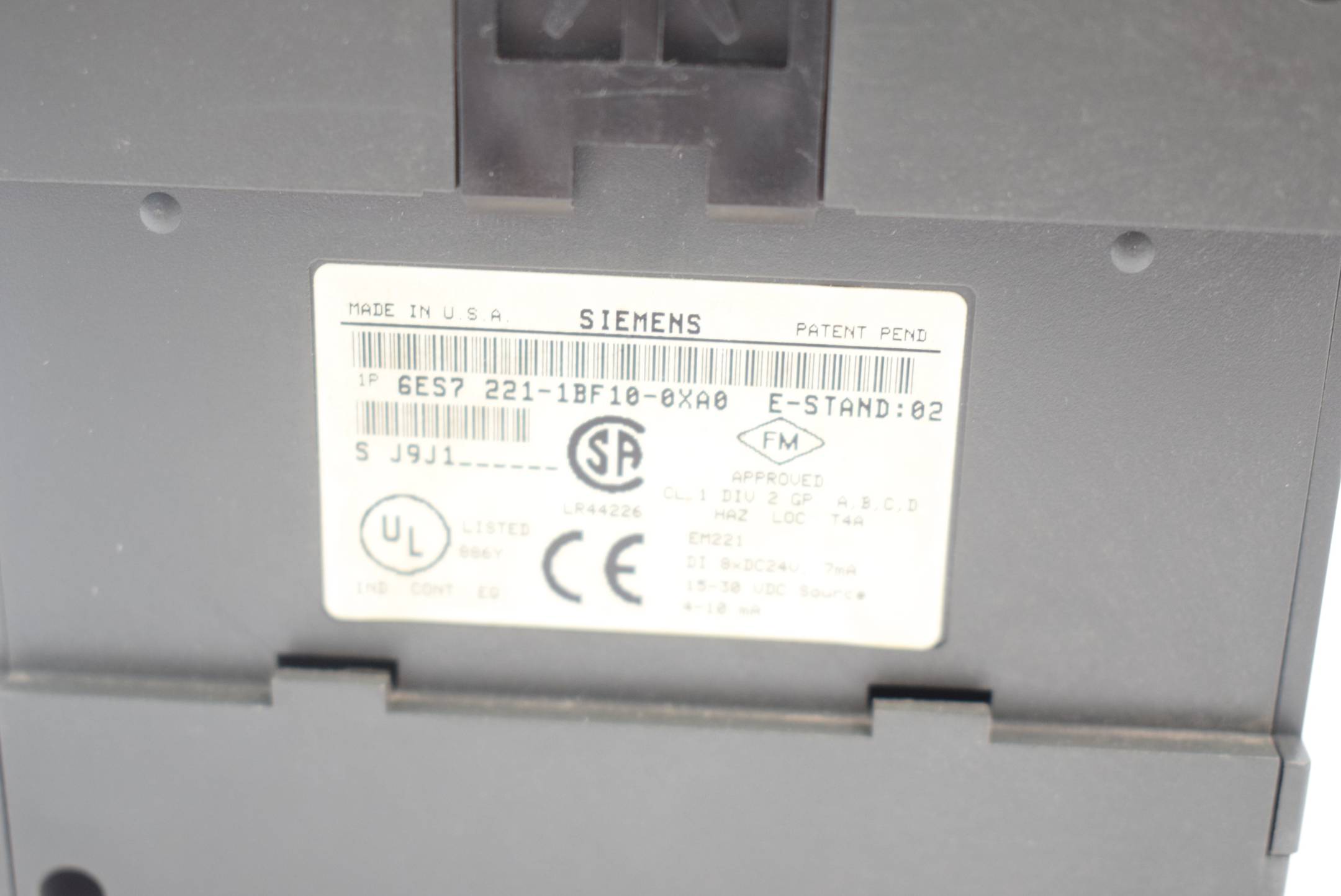Siemens simatic S7-200 EM221 6ES7 221-1BF10-0XA0 ( 6ES7221-1BF10-0XA0 )