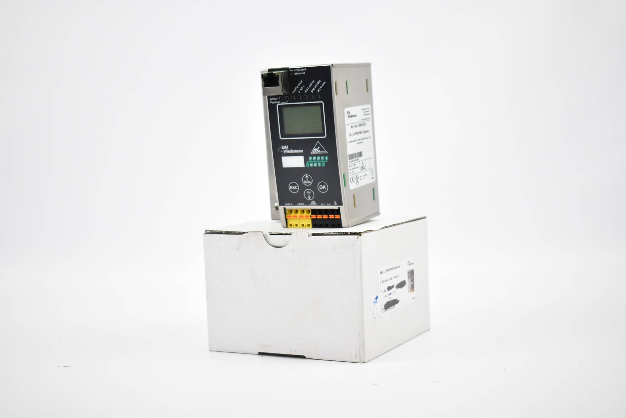 Bihl + Wiedemann ASi-3 Profinet Gateway in Edelstahl BWU3431