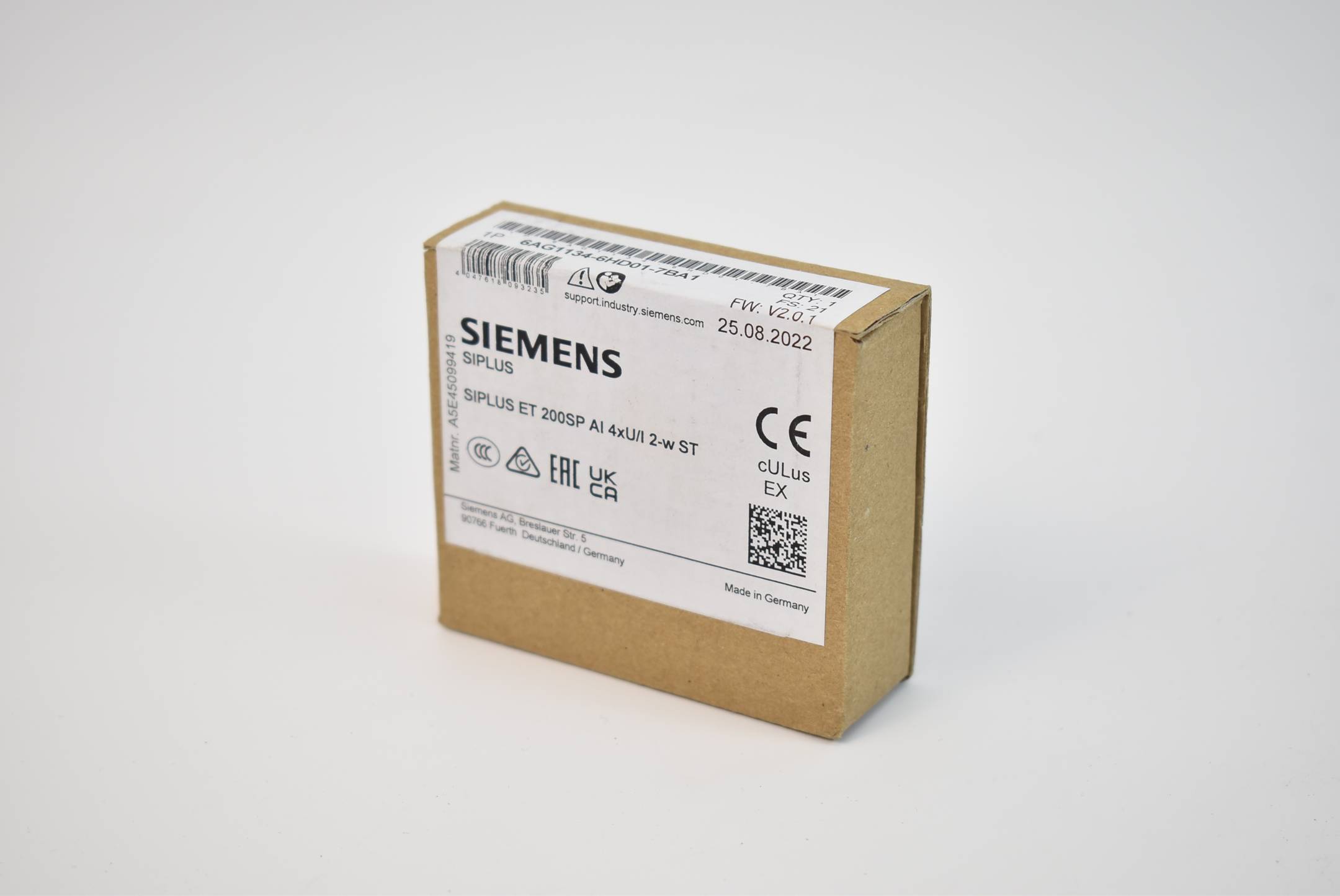 Siemens siplus ET200SP 6AG1 134-6HD01-7BA1 ( 6AG1134-6HD01-7BA1 ) E21