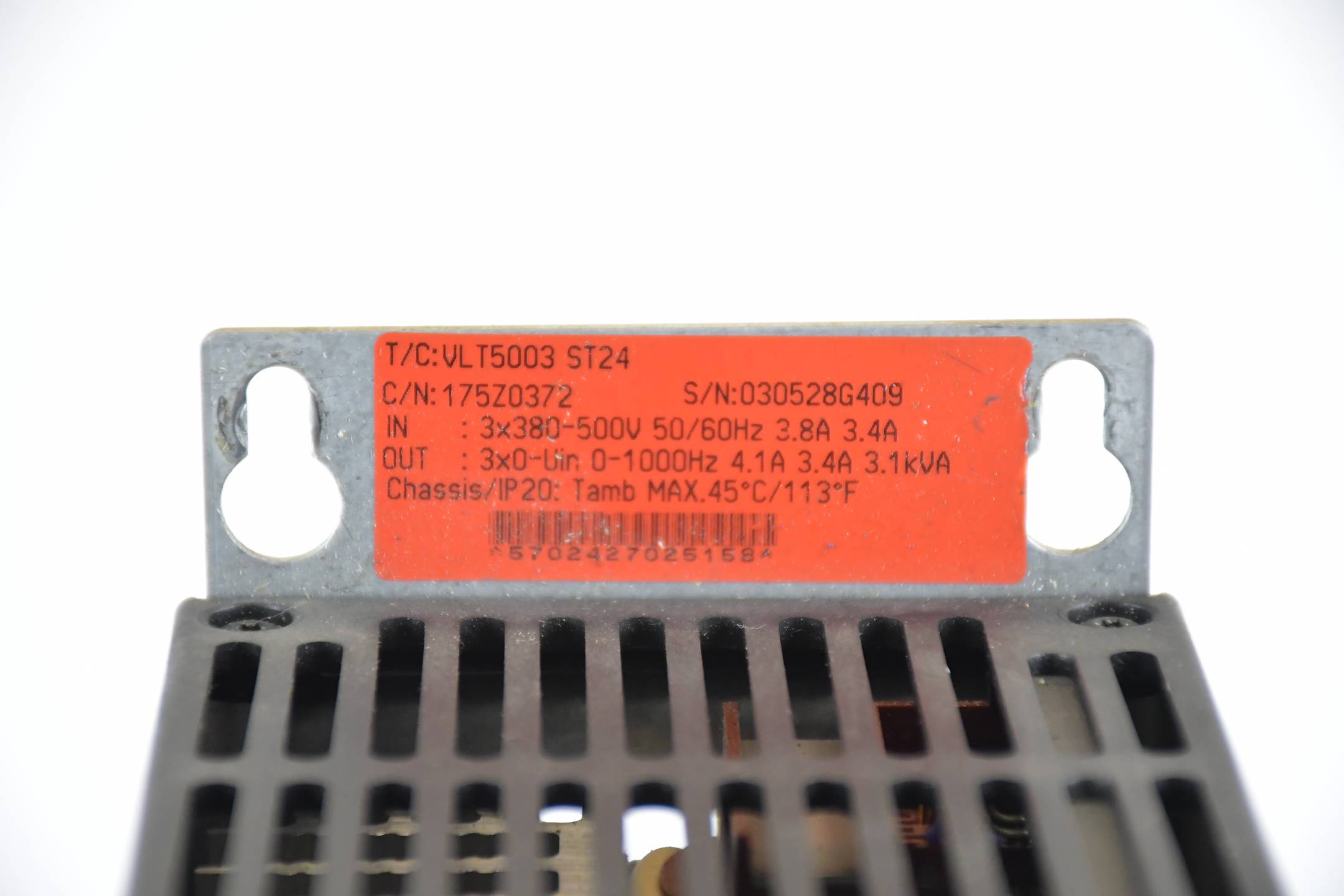Danfoss VLT® 5000 Frequenzumrichter VLT5003 ST24 175Z0372 inkl. Bedienpanel