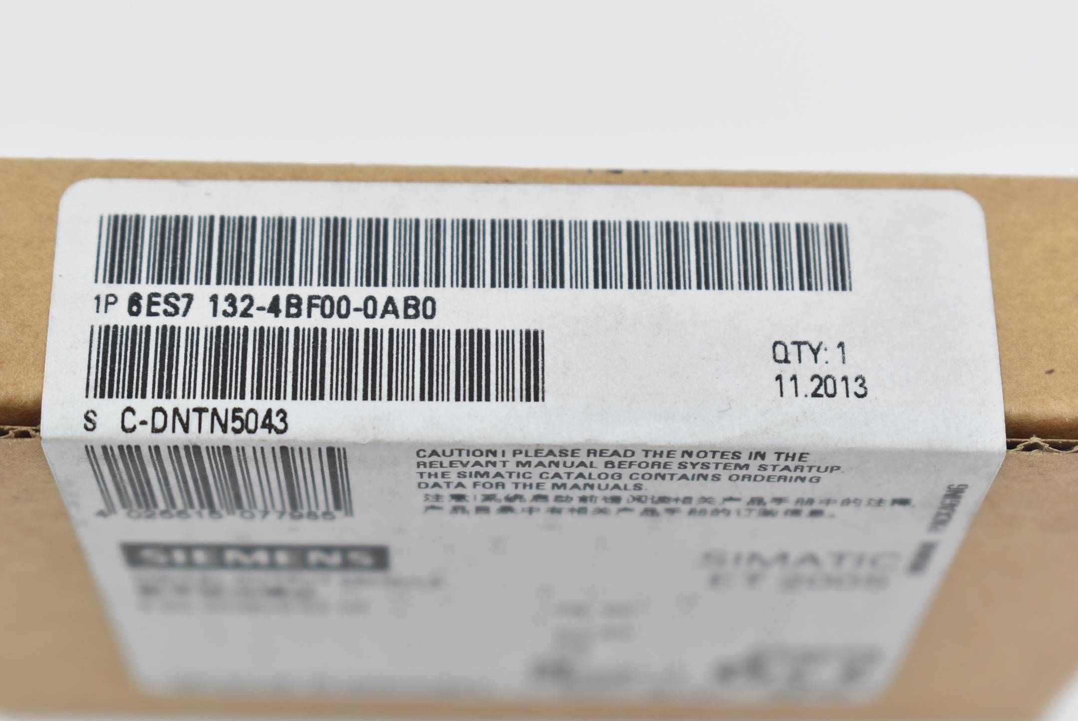 Siemens Elektronikmodul ET200S 6ES7 132-4BF00-0AB0 ( 6ES7132-4BF00-0AB0 ) 