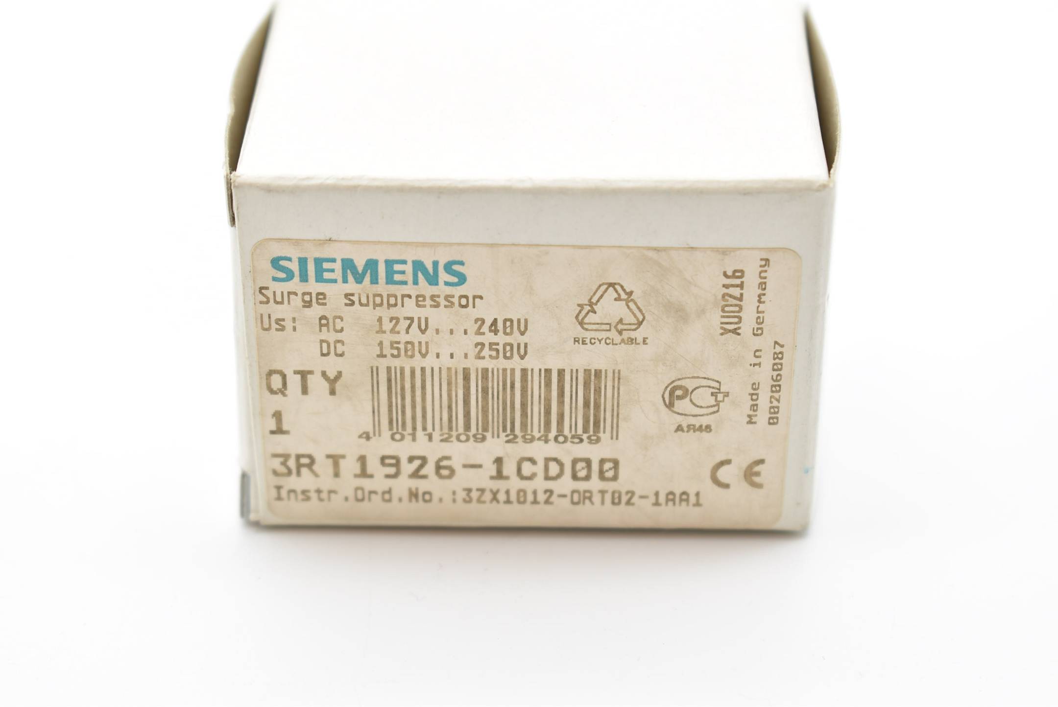 Siemens Surge suppressor 3RT1926-1CD00 ( 3RT1 926-1CD00 )