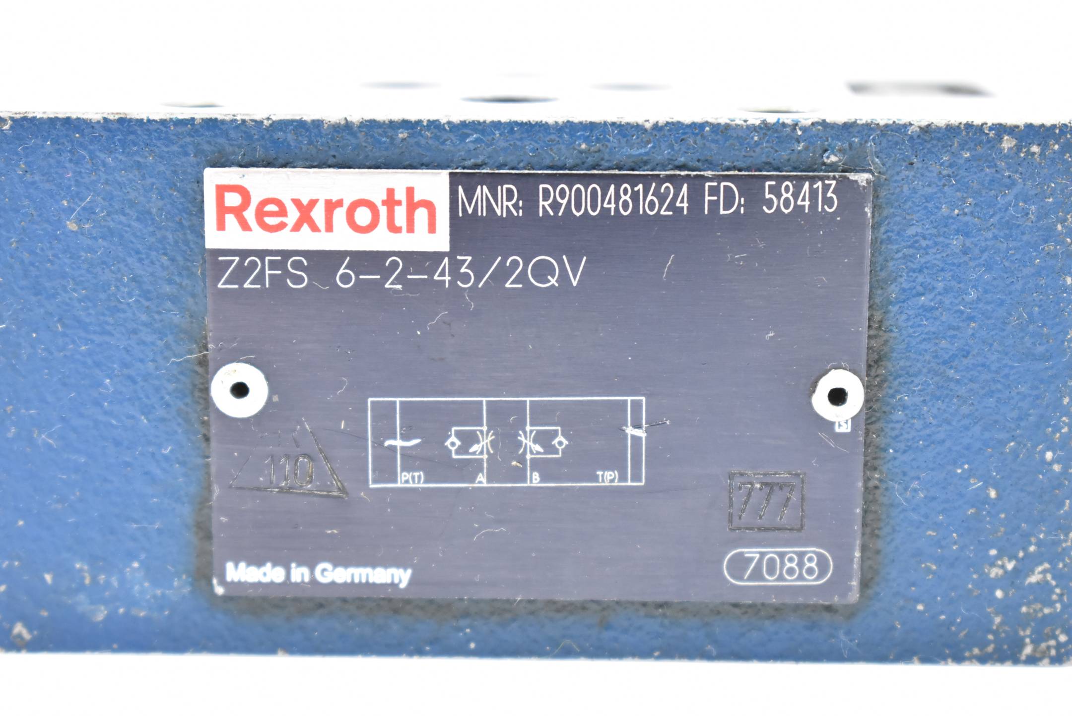 Rexroth Drosselrückschlagventil Z2FS 6-2-43/1QV ( R900481624 )