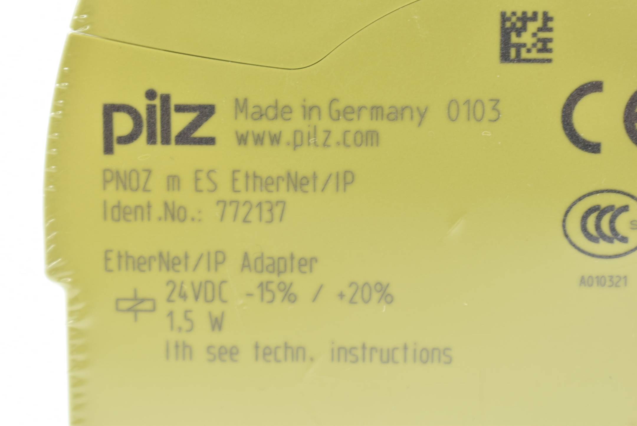 Pilz Kleinsteuerung PNOZ m ES EtherNet/IP ( 772137 )