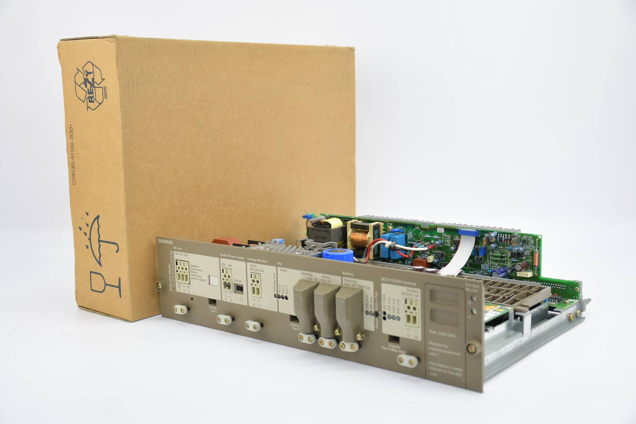 Siemens simatic S5 Stromversorgung 955 ZG 6ES5955-3NC42 ( 6ES5 955-3NC42 ) E1