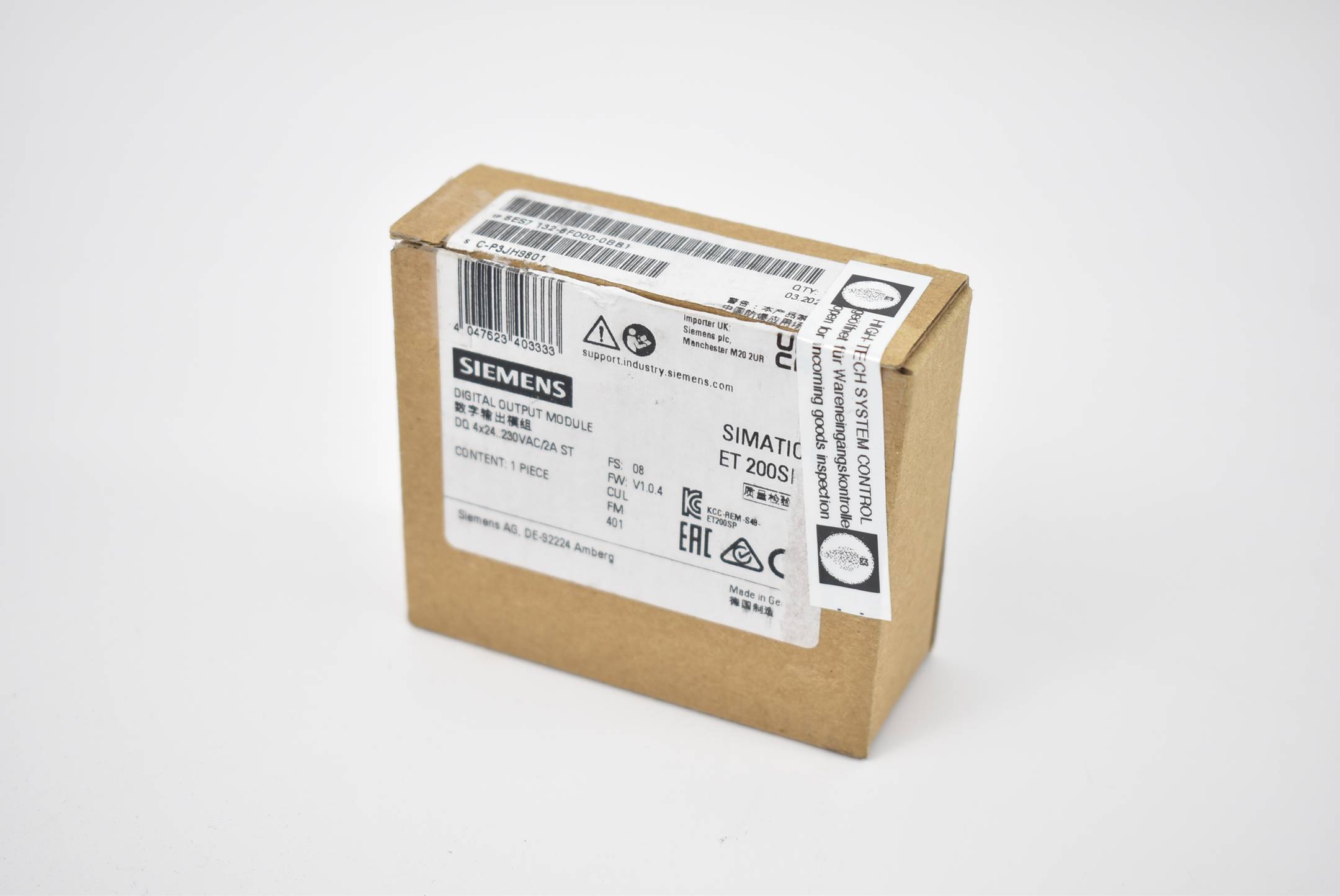 Siemens simatic ET 200SP 230VAC/2A  6ES7 132-6FD00-0BB1 ( 6ES7132-6FD00-0BB1 ) 