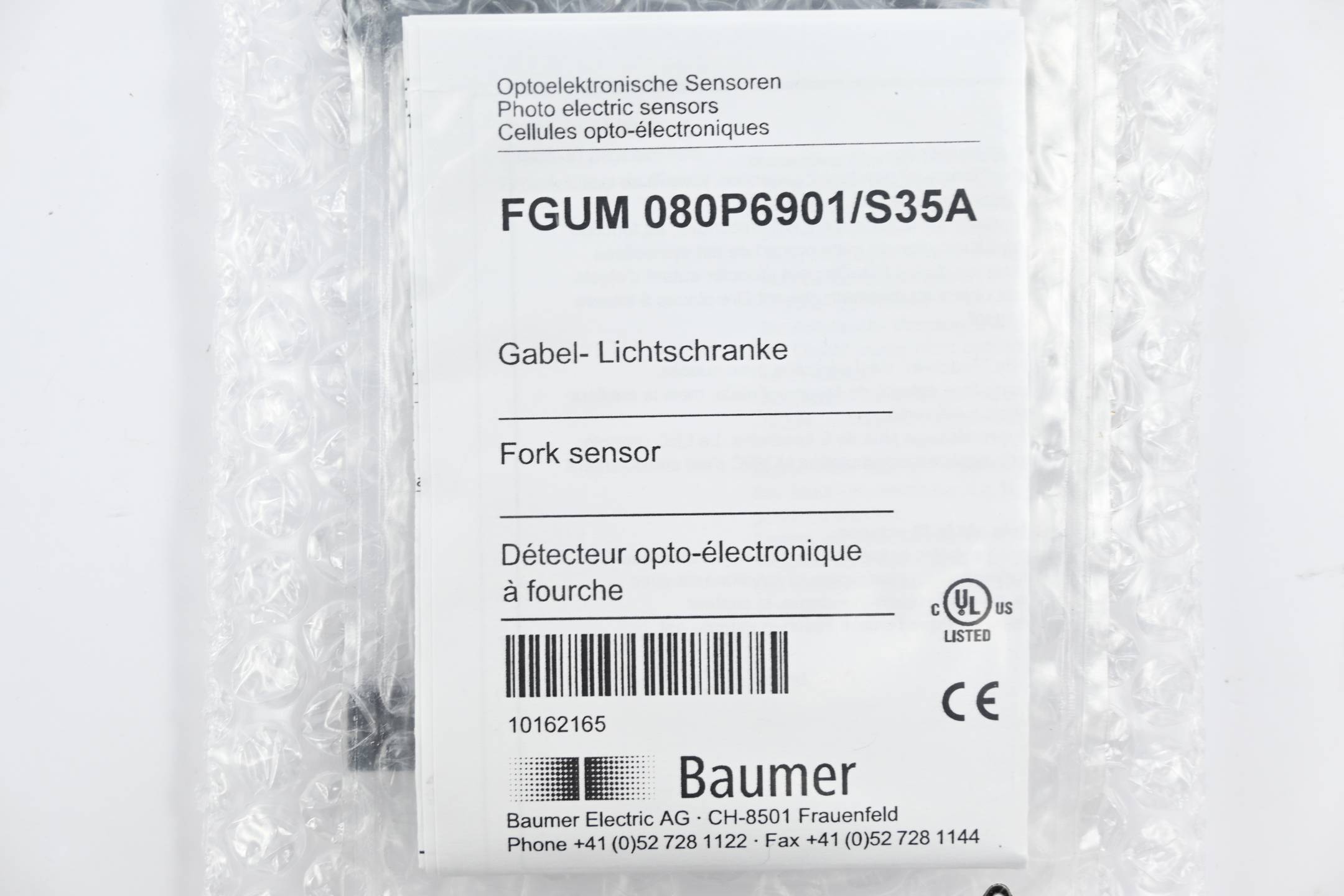 Baumer Gabel-Lichtschranke FGUM 080P6901/S35A ( 10162165 )