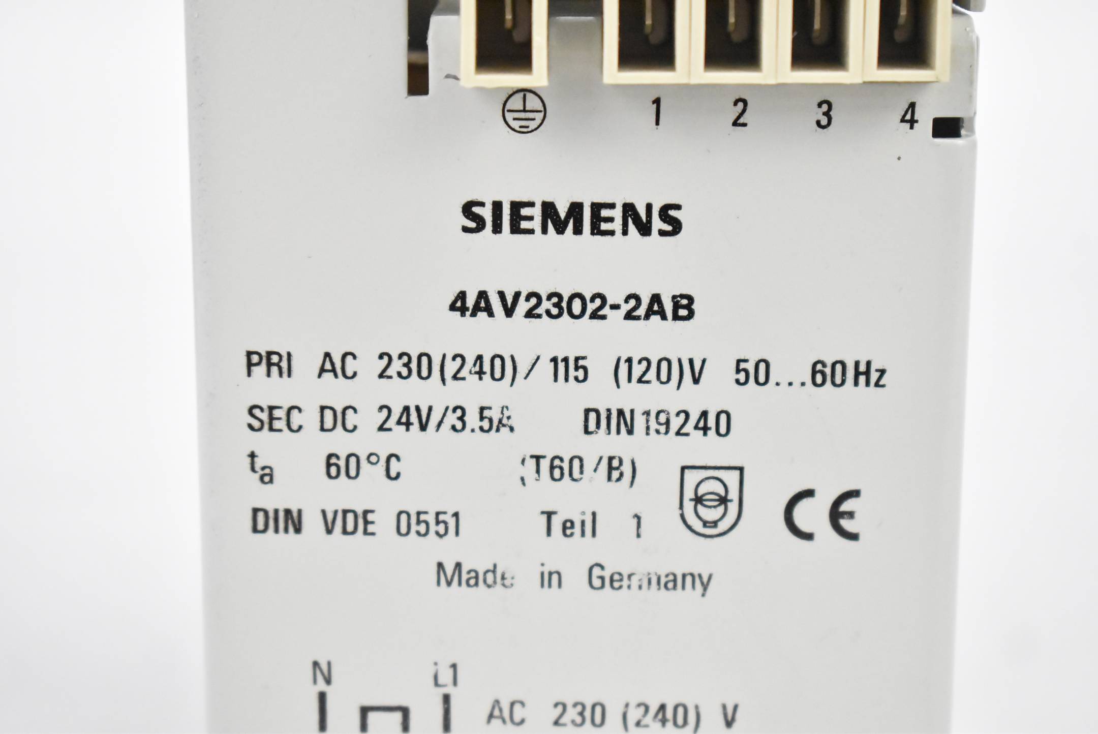 Siemens Trafo Gleichrichtergerät 4AV2302-2AB ( 4AV2 302-2AB )