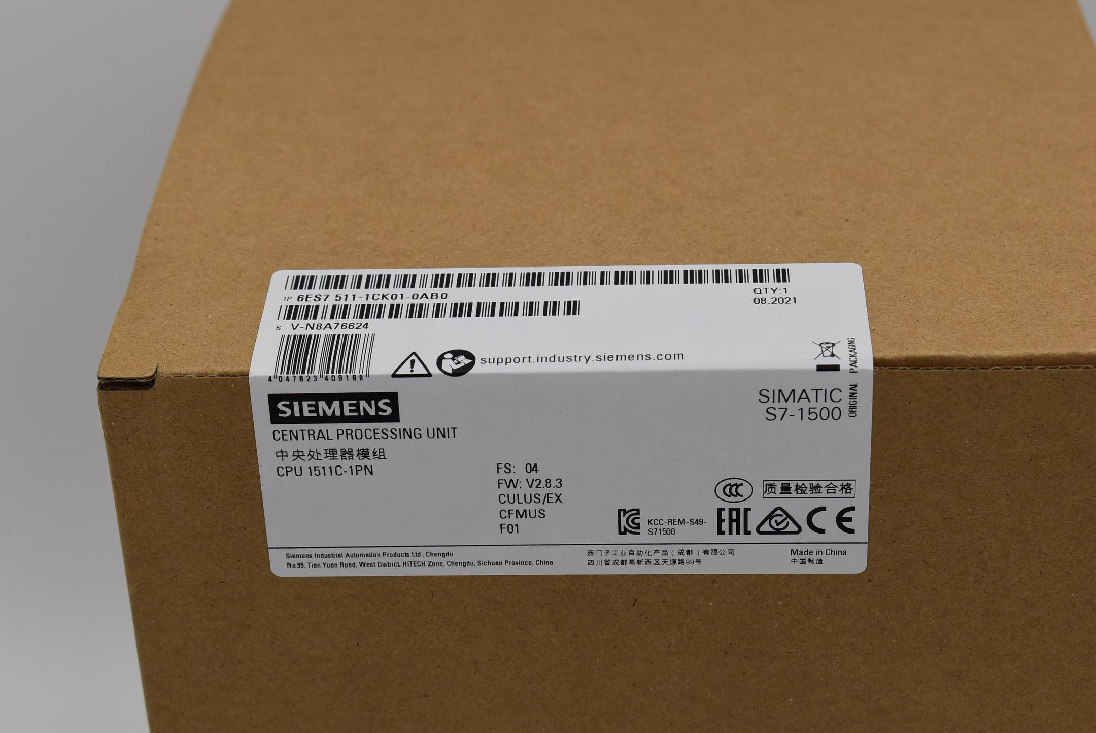 Siemens simatic S7-1500 1511C-PN 6ES7 511-1CK01-0AB0 (  6ES7511-1CK01-0AB0 ) E4