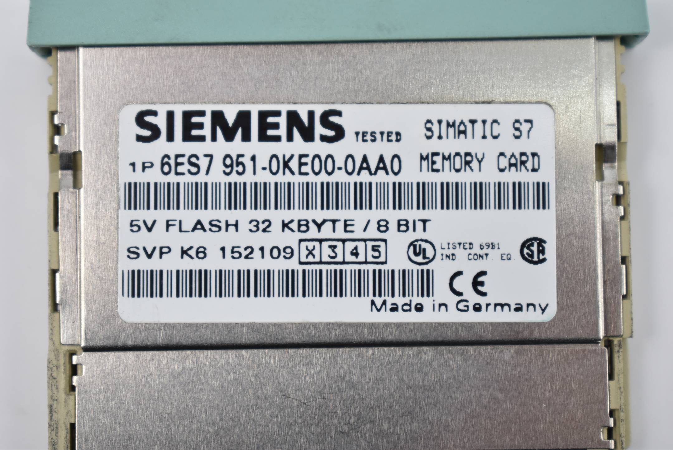 Siemens simatic S7 5V Flash 32KB 6ES7951-0KE00-0AA0 ( 6ES7 951-0KE00-0AA0 )