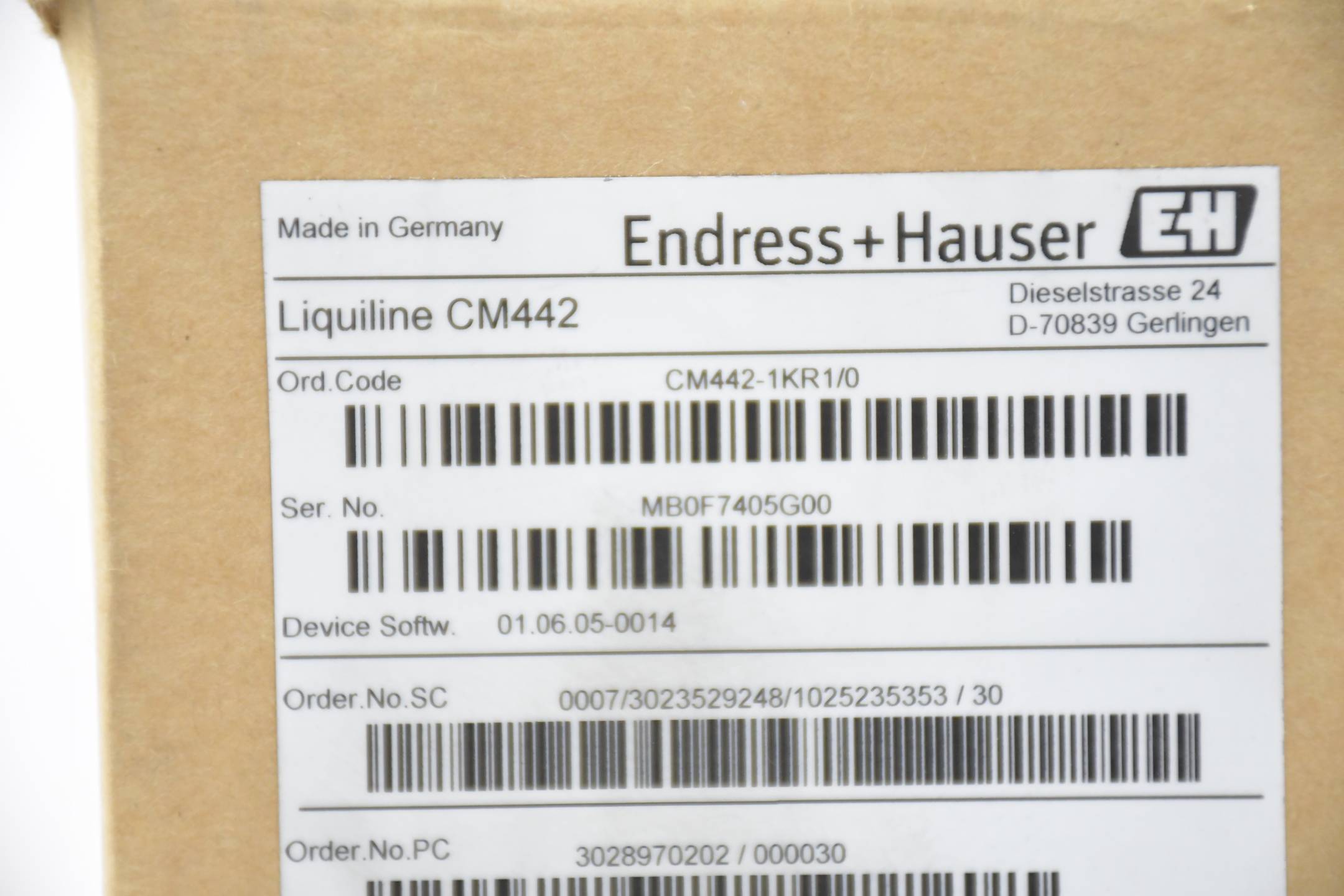 Endress + Hauser KanalMessumformer Liquiline CM4421KR1/0
