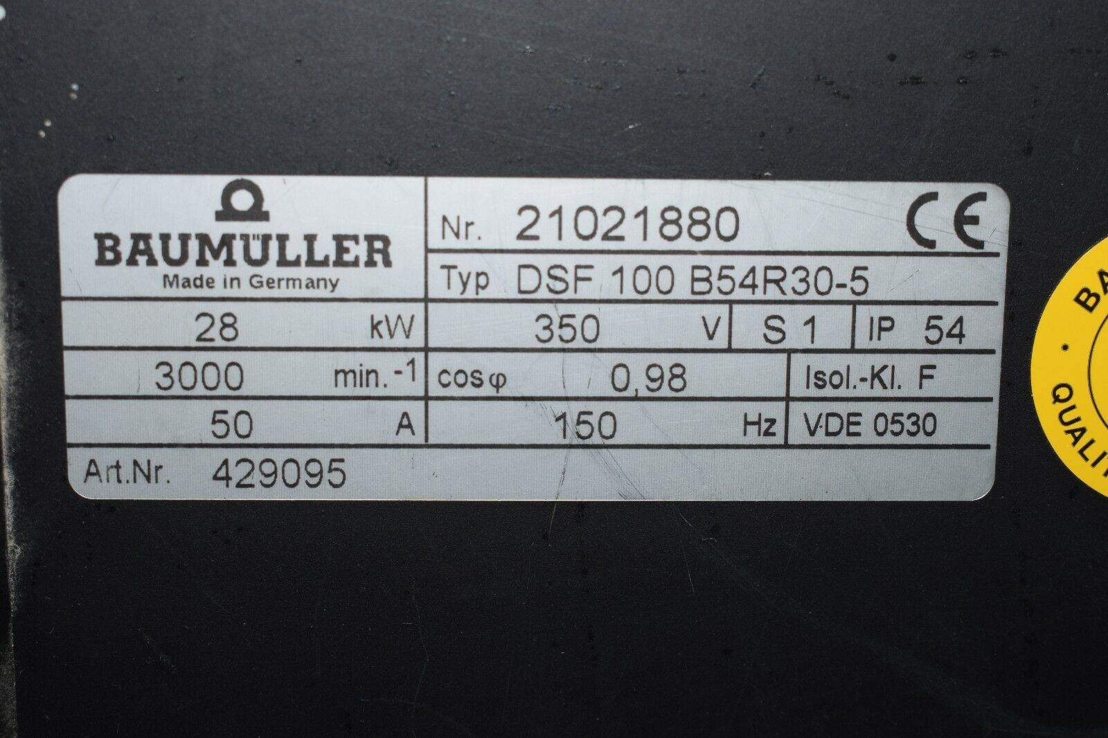 Baumüller DSF 100 B54R30-5 inkl. DF56-2A