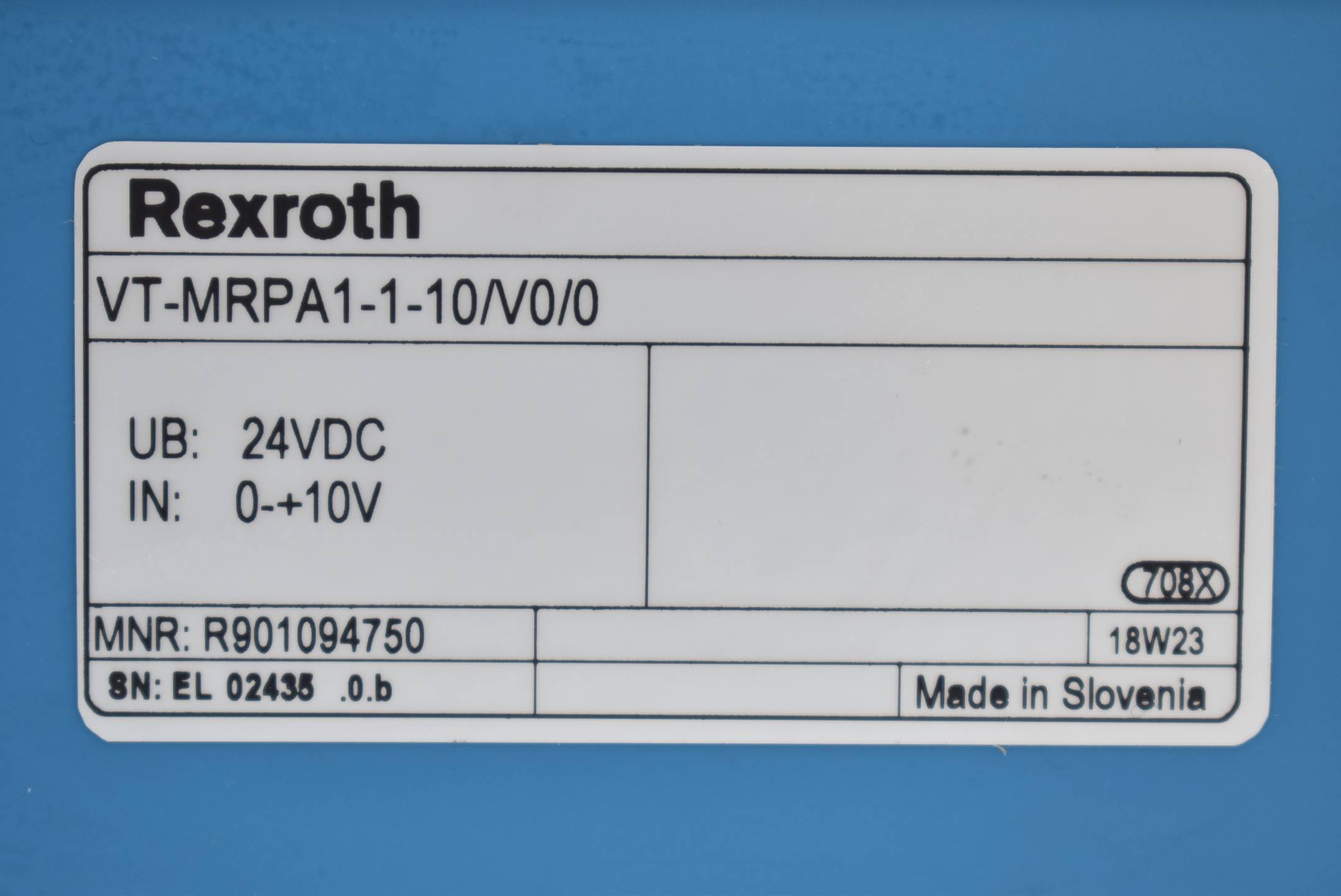 Rexroth Analoges Verstärkermodul VT-MRPA1-1-10/V0/0 ( R901094750 )