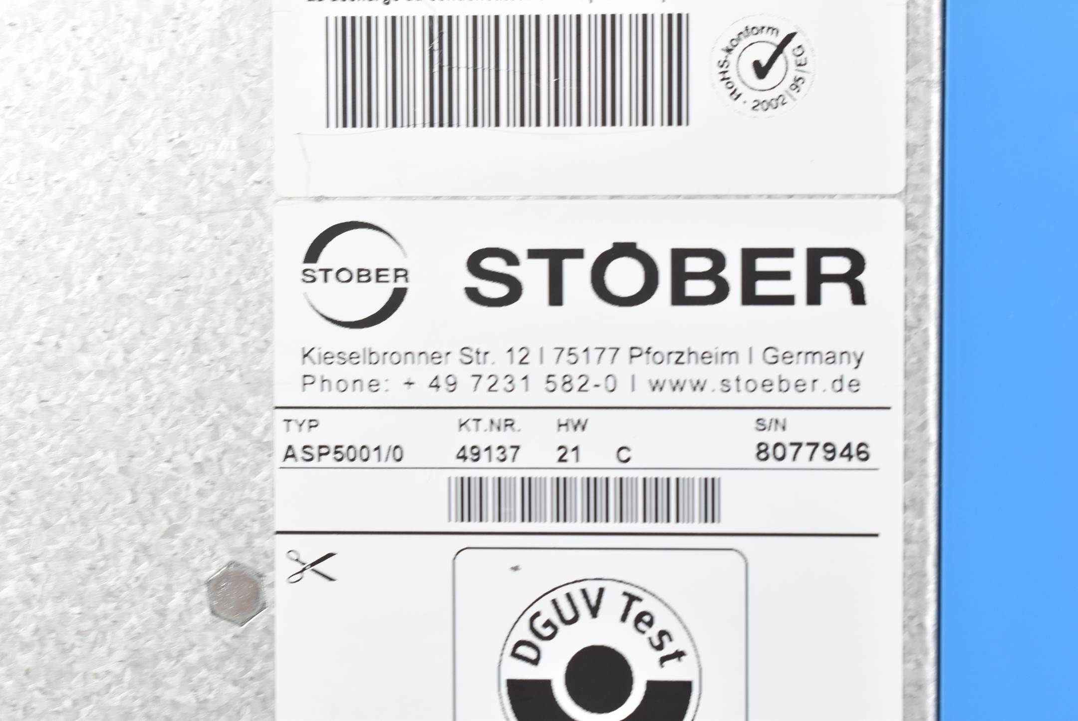 Stöber Frequenzumrichter MDS5015A/L ( 55403 )  ASP5001/0 ( 49137 )