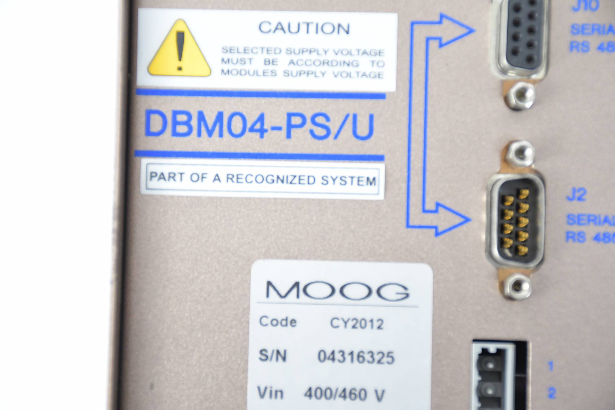 Moog Stromversorgung DBM04-PS/U ( CY2012 )