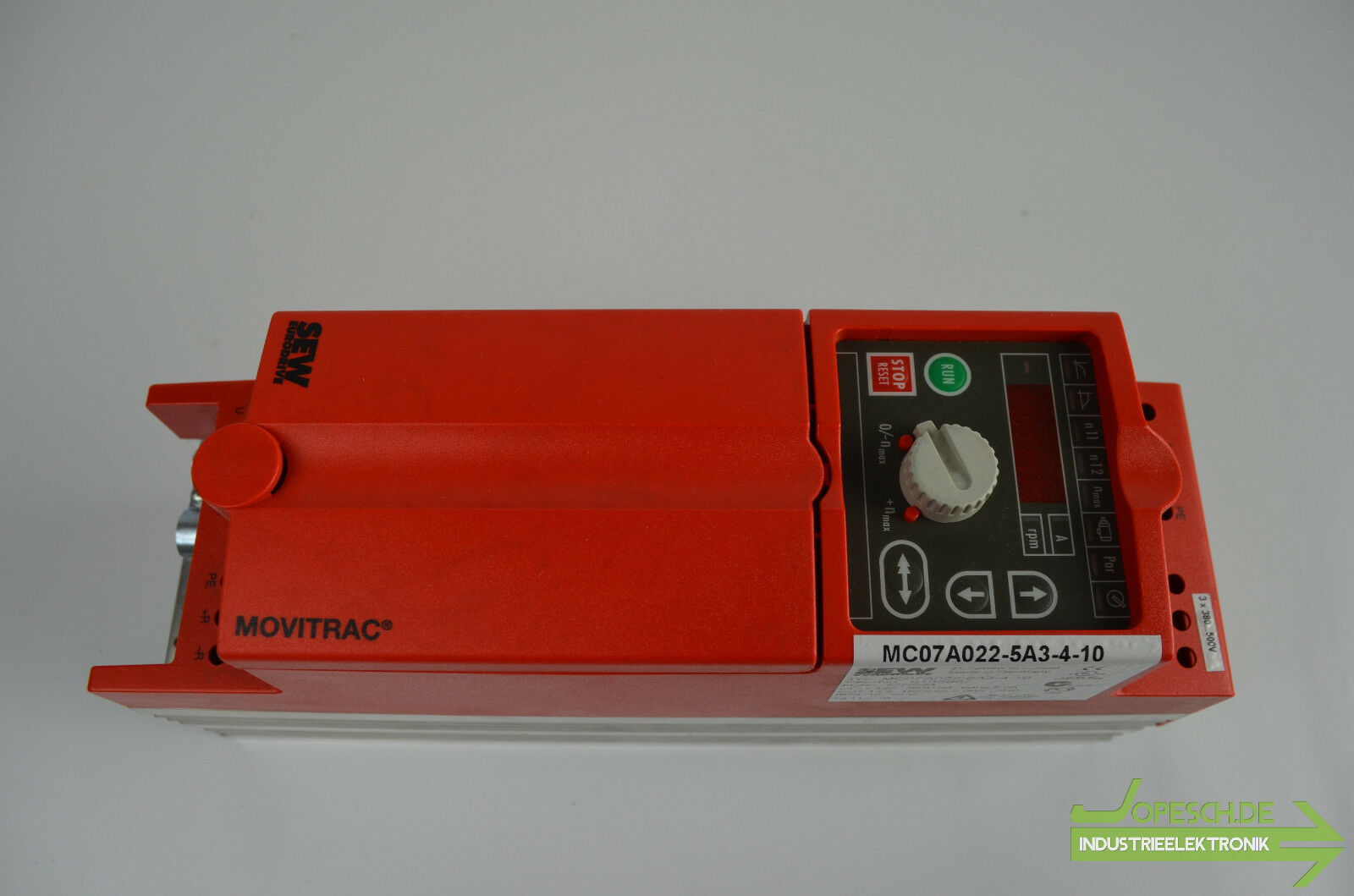 SEW Eurodrive Movitrac Umrichter MC07A022-5A3-4-10 